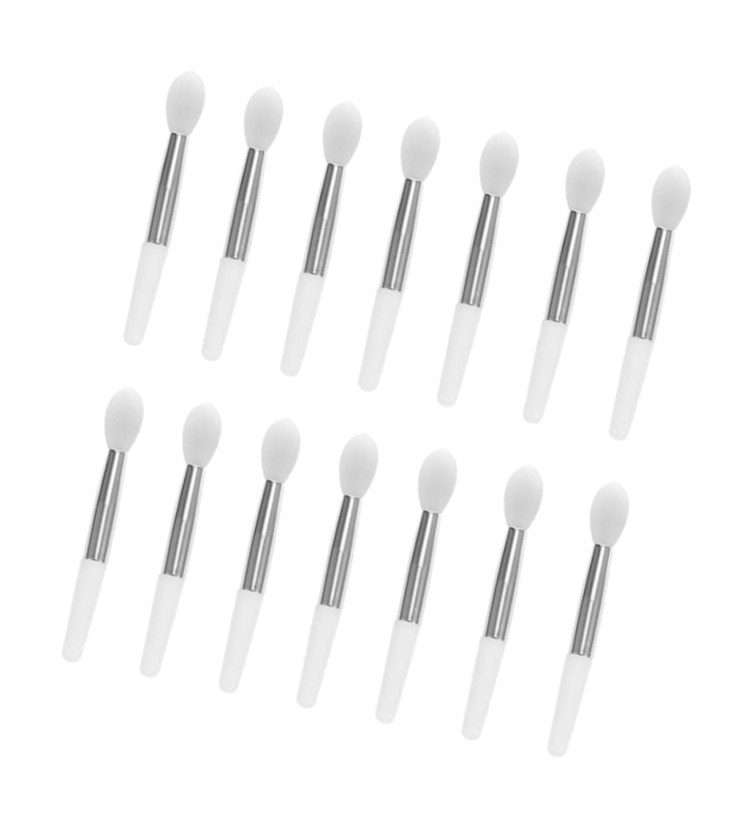 minkissy Facial Tools 2 Sets Lip Gloss Brush Face Tools Lip Applicator Wands Eyeshadow Makeup Brush Lip Care Applicator Make up for Face White Silica Gel Miss Eye Shadow Brush - Buy Online on GoSupps.com