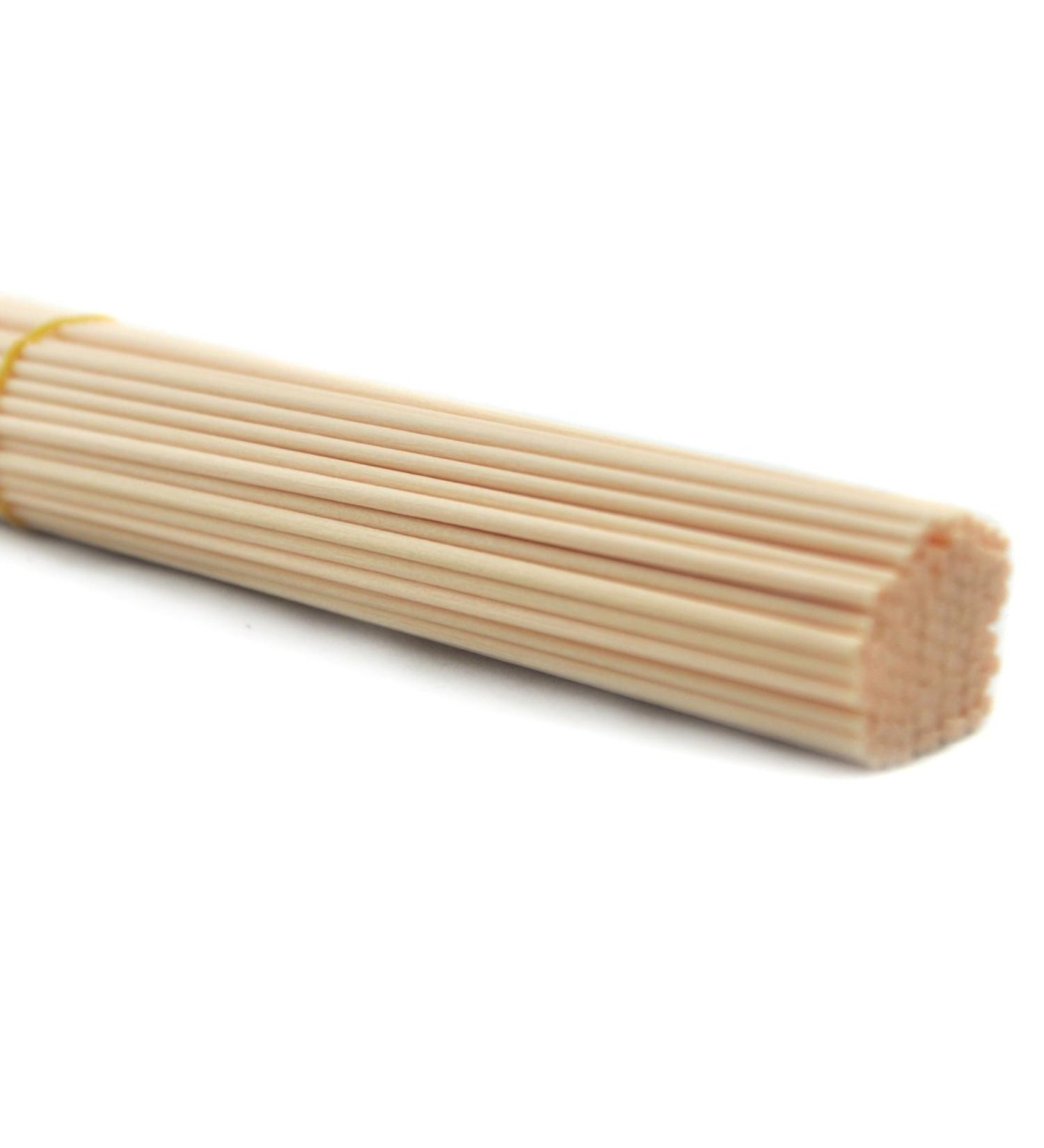 100 Pieces Fiber Reed Diffuser Sticks - 25cm x 3mm Beige Aroma Essential Oil Sticks for Home Fragrance - Buy Online on GoSupps.com