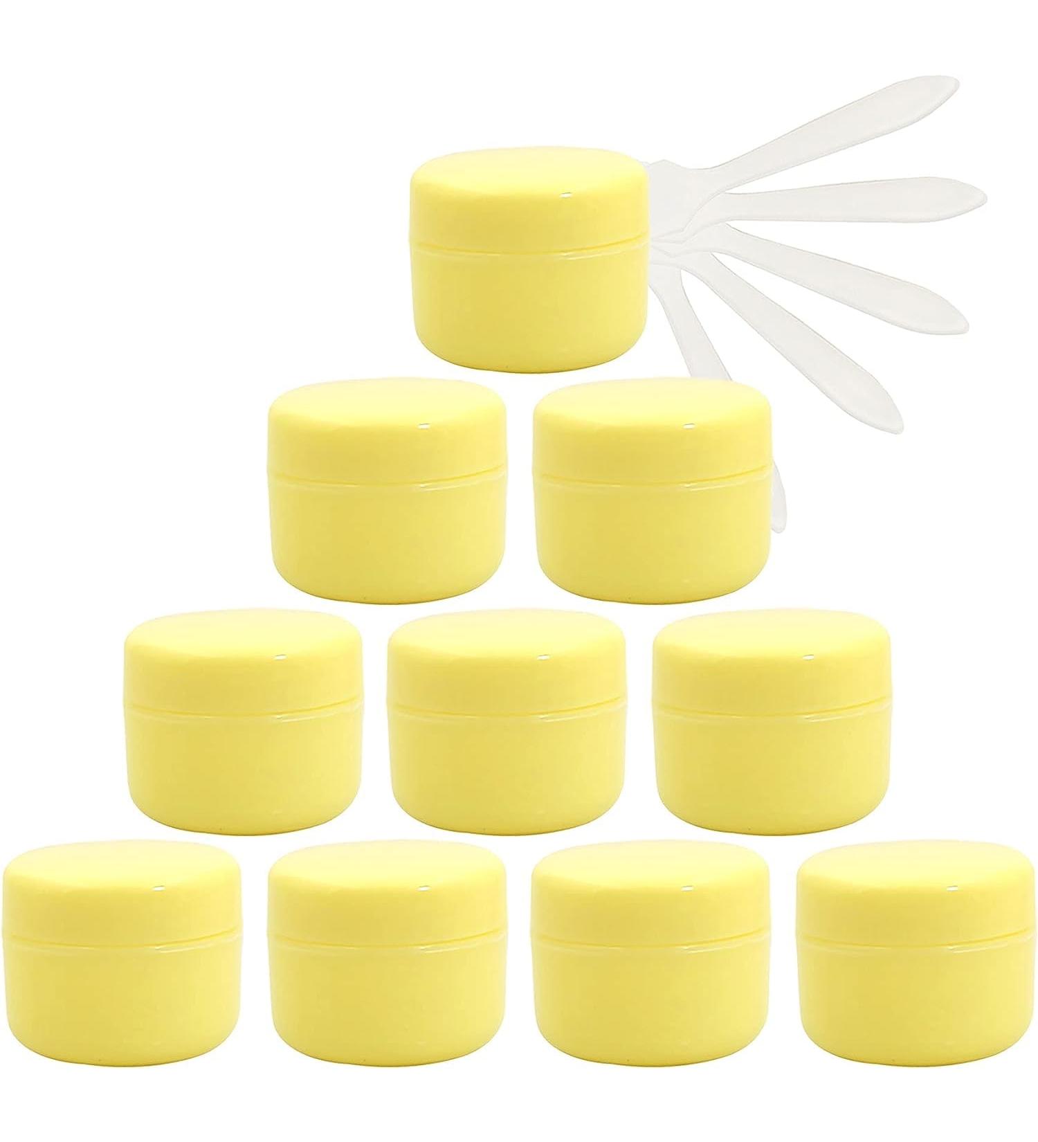 empty jars with lids cosmetic jar B0CL9K7SRC12 PC Empty 50ml Pink Plastic Cosmetic Jars with Screw Lid 50g Small Pot with Inner Linner for Cosmetic Travel Gel Lip Balm + 5X Spatula (Color : Roze S ( - Buy Online on GoSupps.com