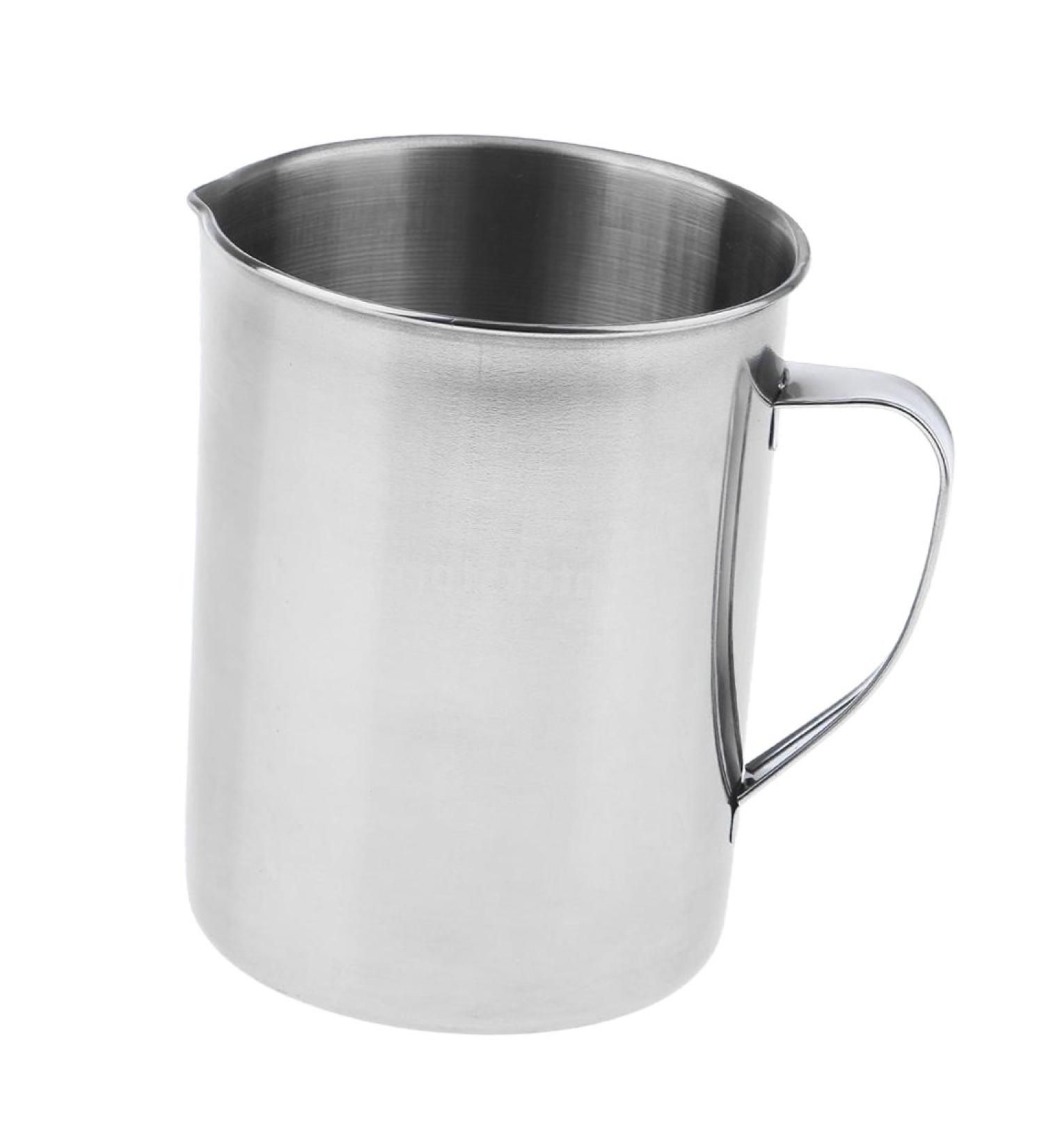 2000ml Stainless Steel Measuring Cup - Kitchen & Laboratory Liquid Mug - Durable Silver Design - Buy Online on GoSupps.com