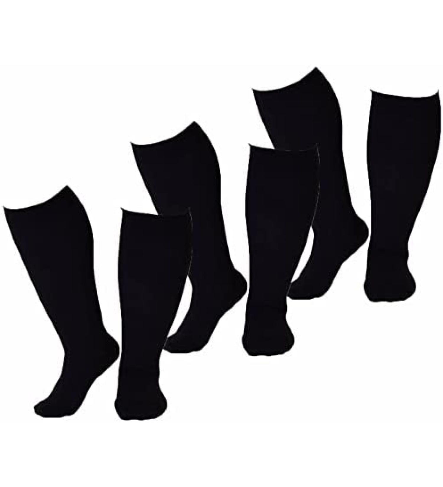 CIRC Compression Socks - Black L (3 Pairs) | Remarkable88 - Best Compression Socks for Travel & Daily Wear - Buy Online on GoSupps.com