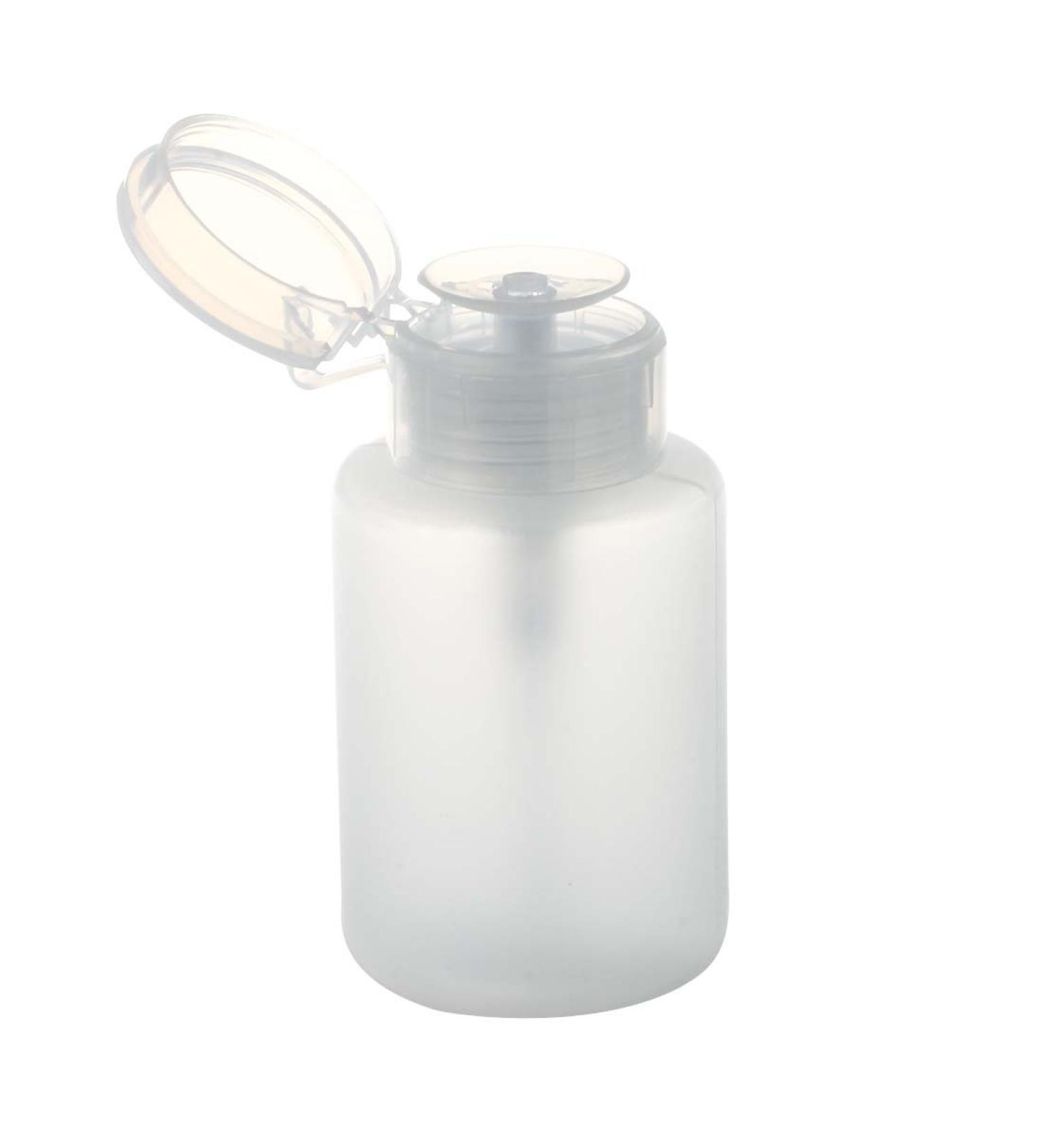GRARRO 150ml Nail Art Makeup Polish Plastic Pump Dispenser Bottle Remover White - Buy Online on GoSupps.com