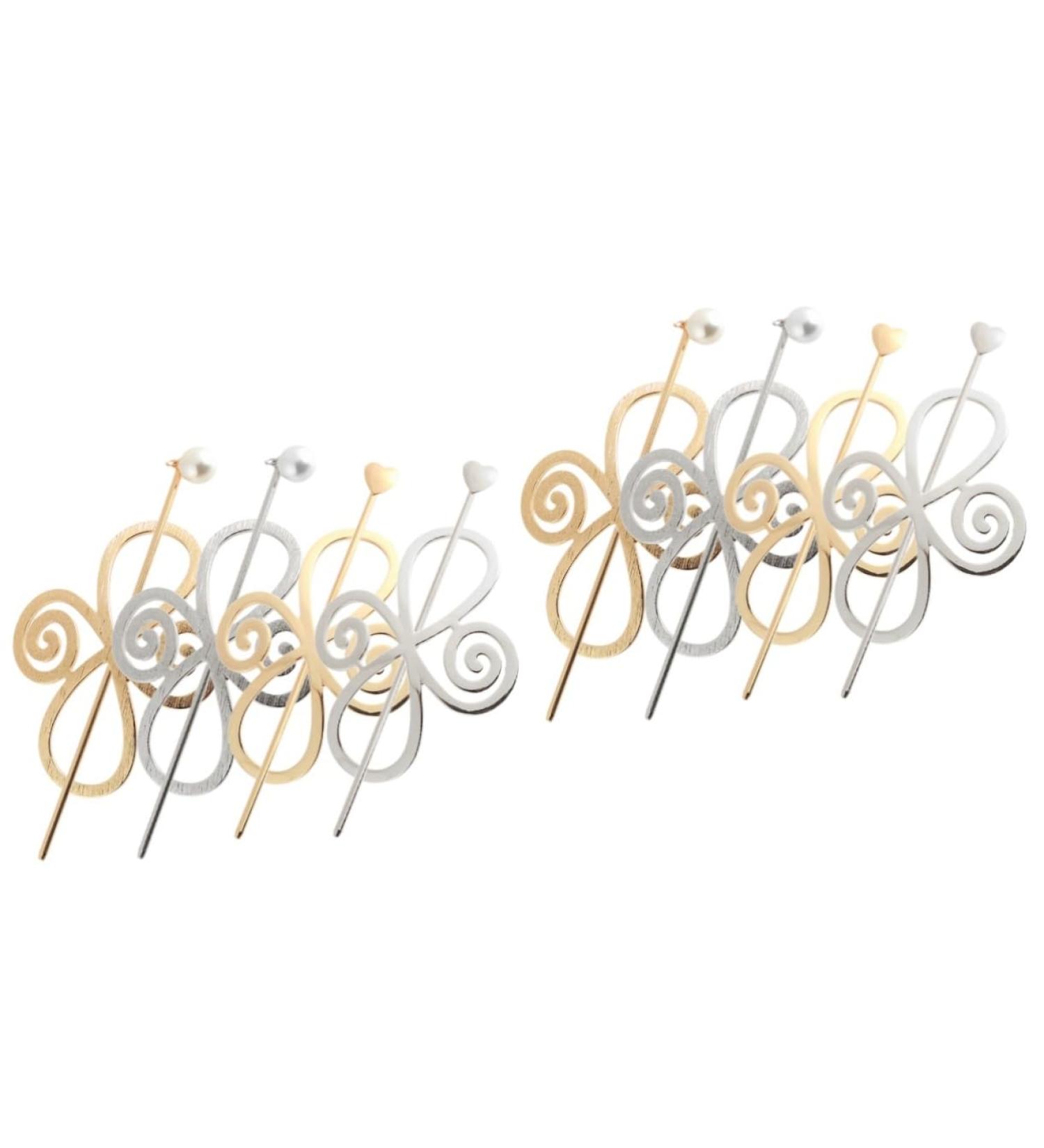 FRCOLOR 8 Sets Hairpin metal hair clips for women medium hair clips for women hair barrettes hair clips metal womens hair accessories tiaras for girls bun clips Miss alloy modeling tool - Buy Online on GoSupps.com