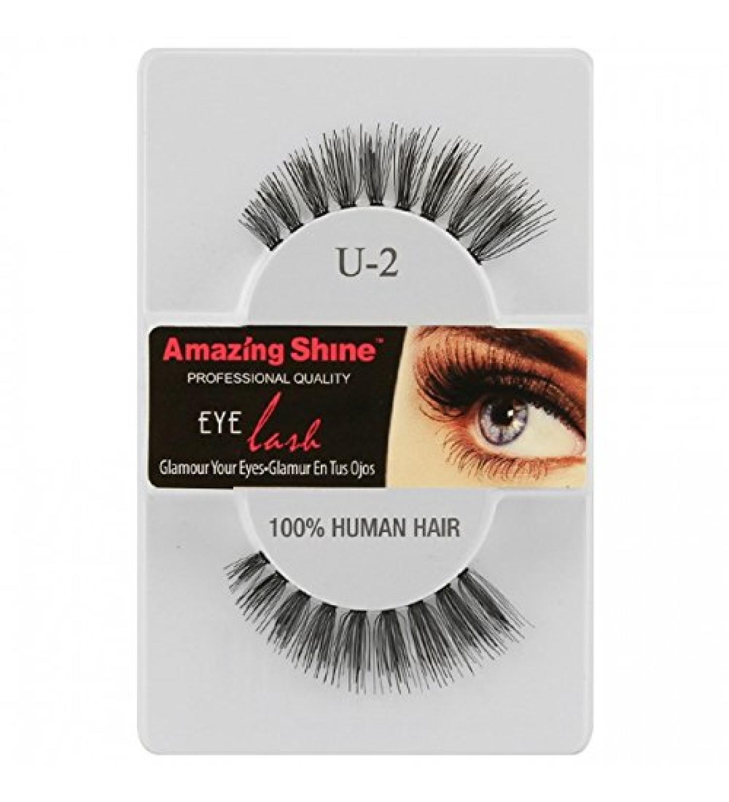 Amazing Shine Human Hair False Eyelashes - U2 - Buy Online on GoSupps.com
