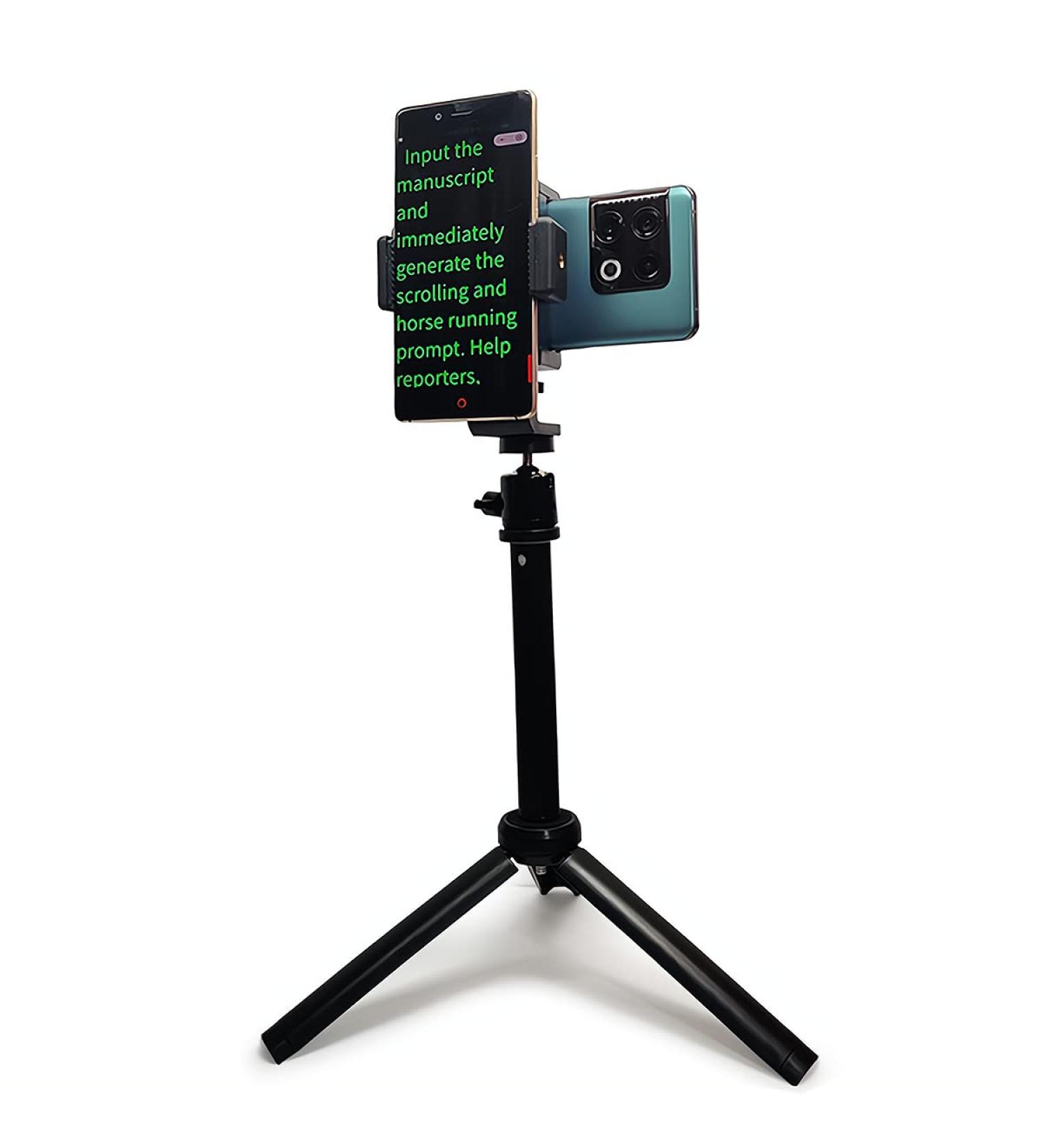 Neewer Teleprompter Kit with Double Phone Holder for Video Recording - Collapsible Design for Easy Storage and Transport - Buy Online on GoSupps.com