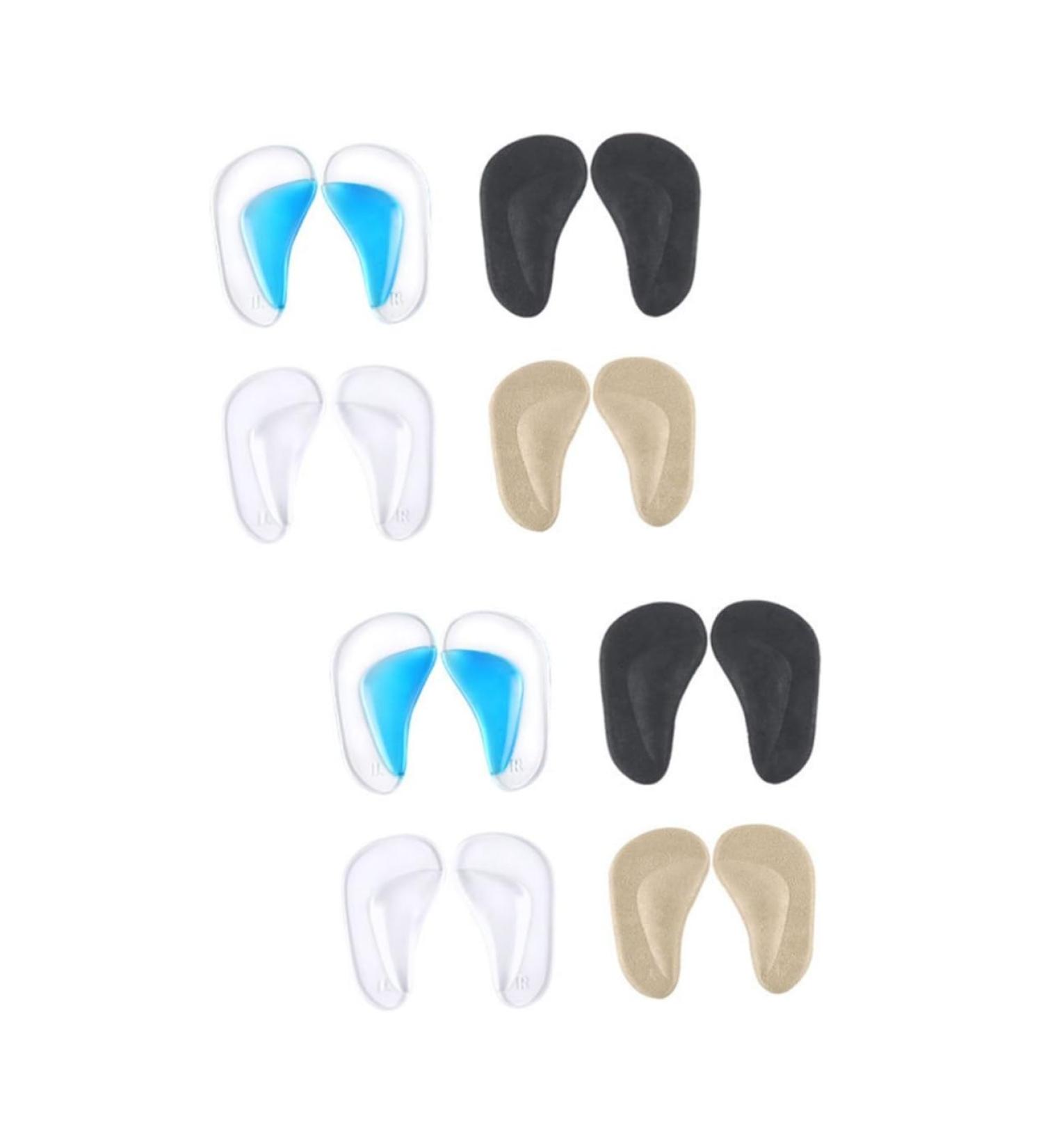8 Pairs Arch Pad Gel Insoles - Ultimate Foot Arch Support & Cushion for Shoes - Buy Online on GoSupps.com