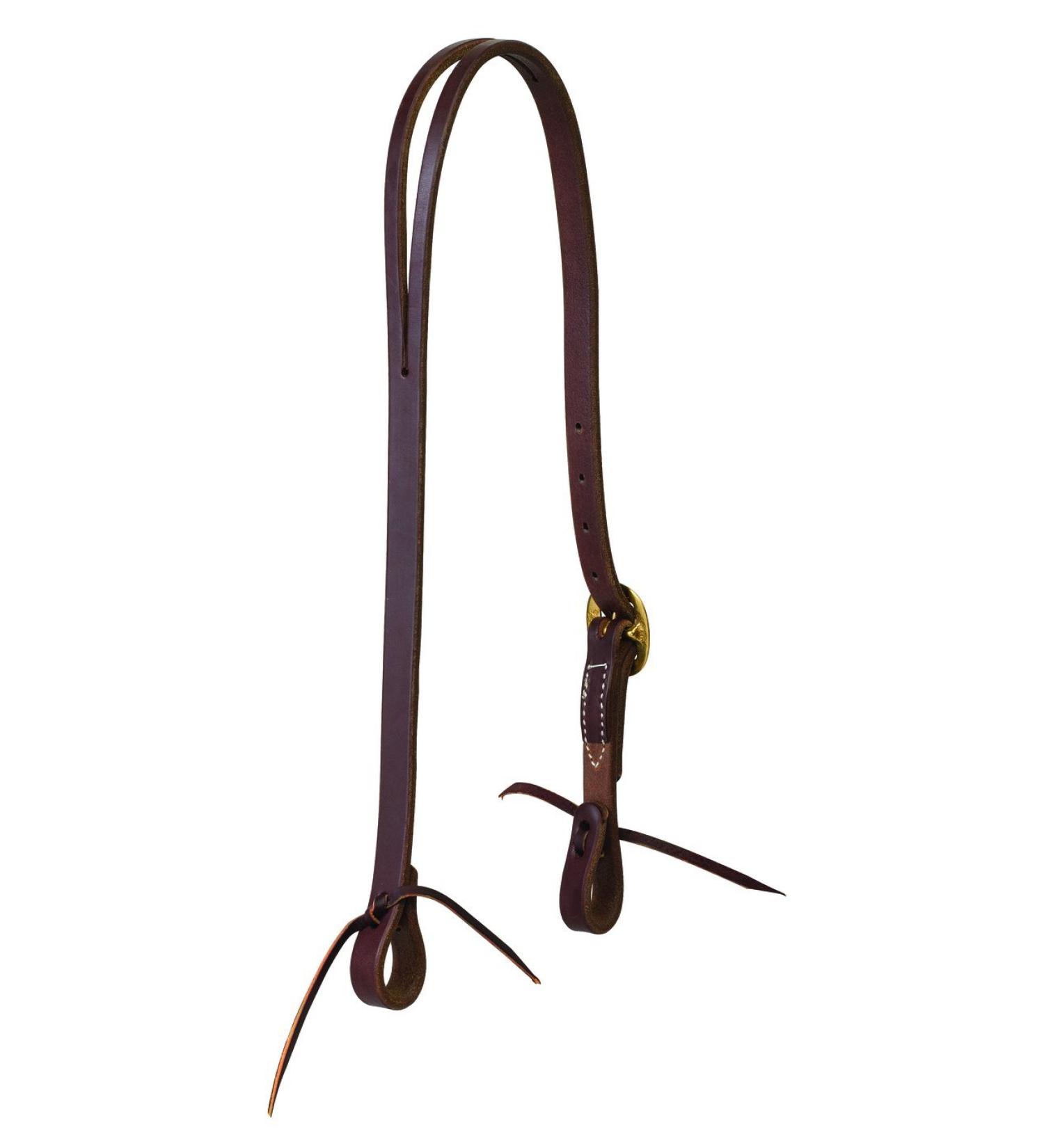 Weaver Leather Working Tack Solid Brass Split Ear Headstall Brass Hardware, 3/4"