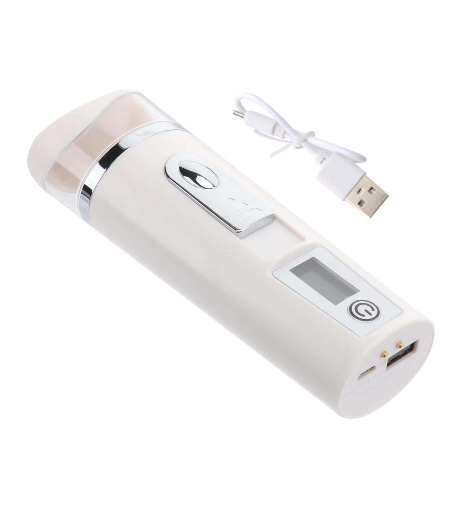 BELLIFFY Hydrating Instrument Portable Humidifer Hand Held Steamer Skin Care Tools Room Humidifier White Abs - Buy Online on GoSupps.com
