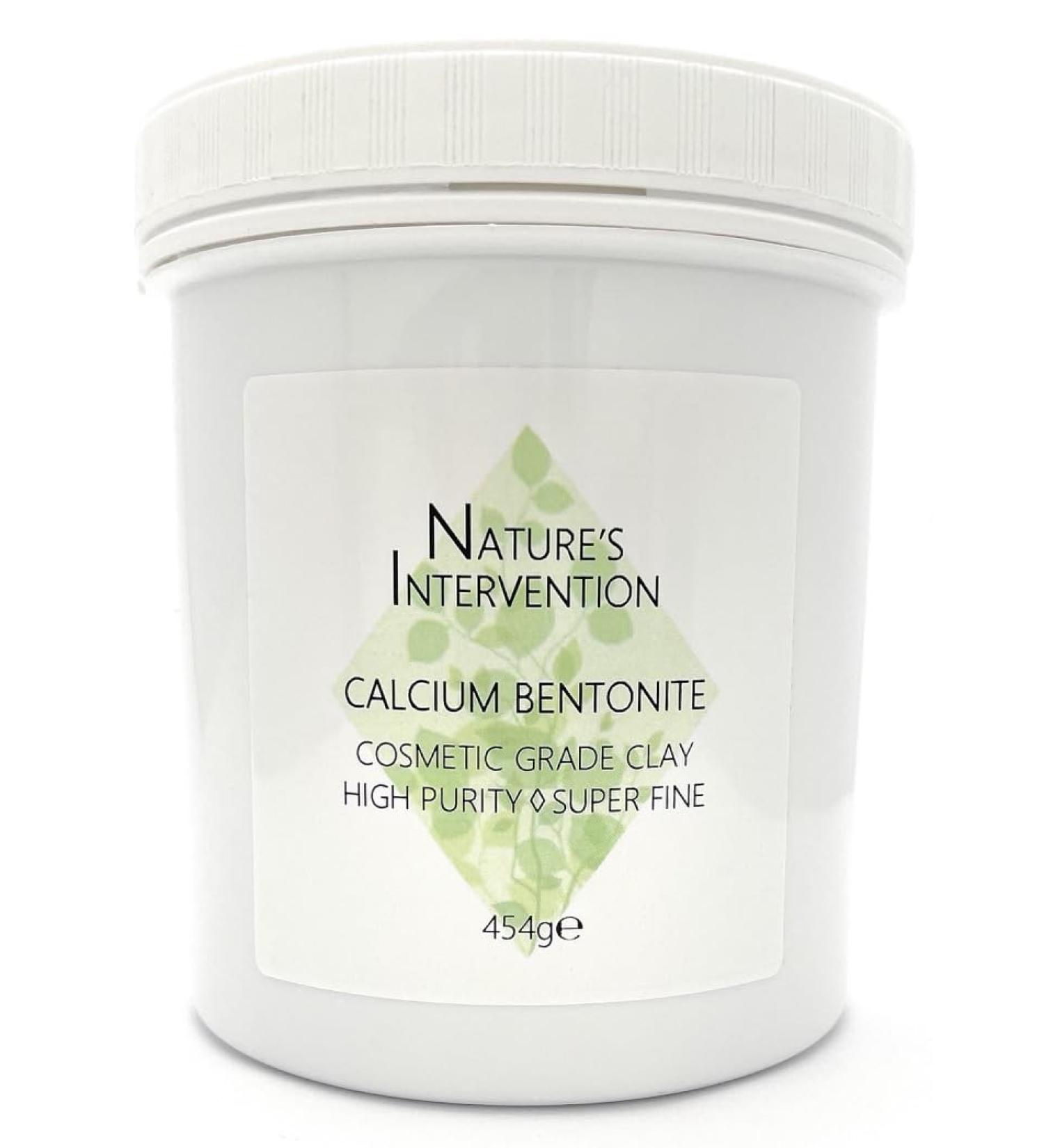 Nature s Intervention - Calcium Bentonite -100% Natural Cosmetic Grade Clay Powder. Deep Pore Skin Cleanser Face Mask Detox. 454g - Buy Online on GoSupps.com