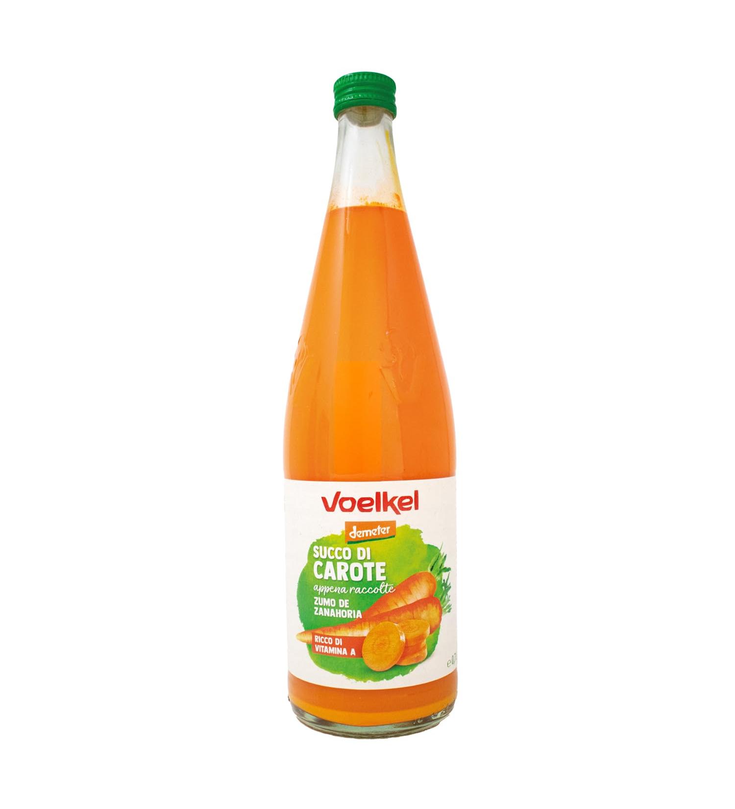 VOELKEL Jus de carottes lactoferment 70CL Bio - Buy Online on GoSupps.com