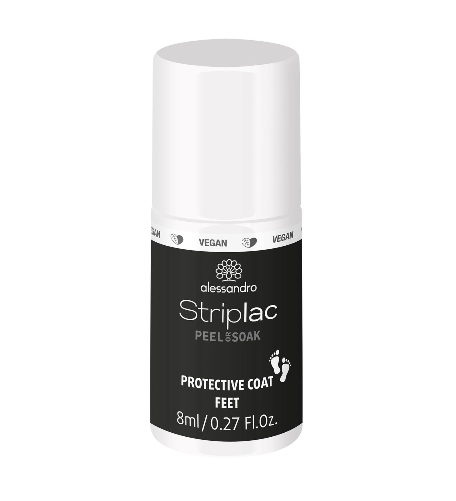 Alessandro Striplac Peel or Soak Prime Coat for Feet - Vegan Nail Protection - 8ml - Pre-Manicure Essential - Buy Online on GoSupps.com