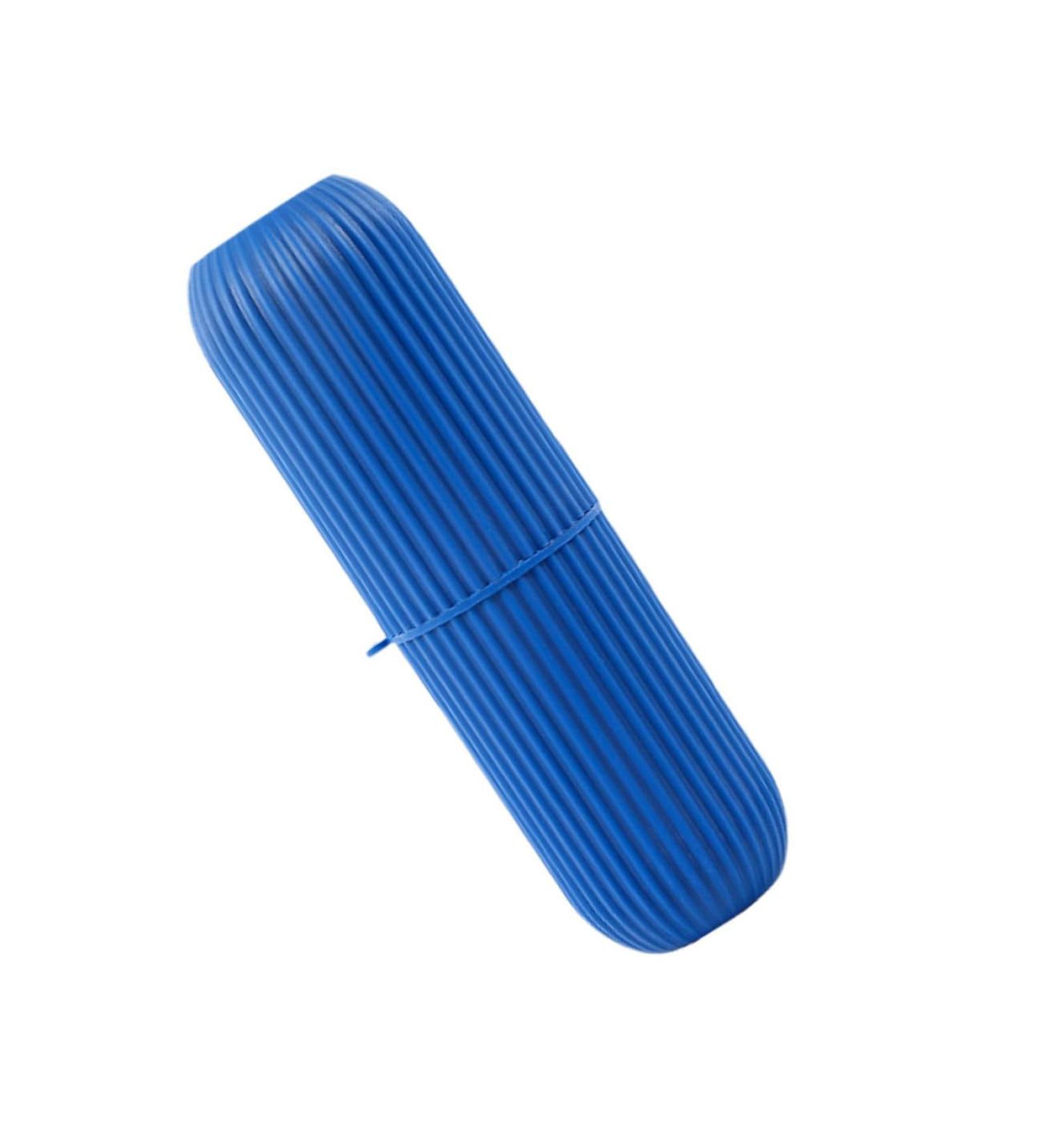 Lalafina Travel Toothbrush Covers - Portable Blue Toothbrush Holder for Kids & Adults | 8-Pack Travel Toothpaste & Toothbrush Case | Ideal for Camping & Travel - Buy Online on GoSupps.com