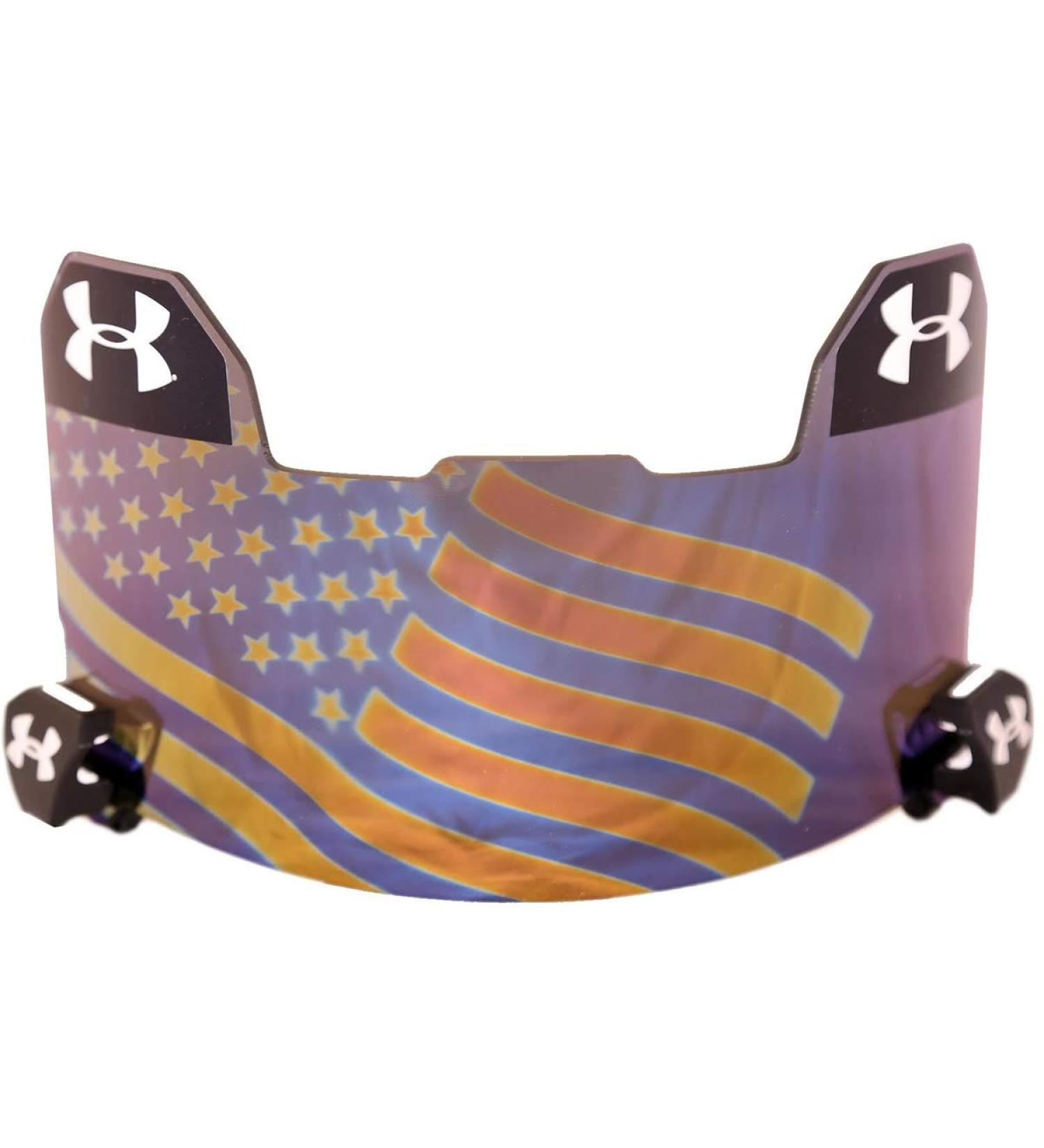 Under Armour USA Hologram Football Visor