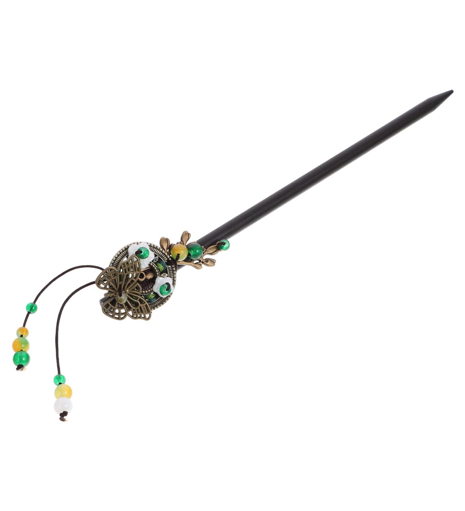 FRCOLOR Metallic Hair Clips Hanfu Hairpin Chinese Hair Sticks Hanfu Hair Sticks Retro Hair Stick Chopstick Women Hair Stick Vintage Hair Chopsticks Ancient Hair Stick Bride Red Sandalwood - Buy Online on GoSupps.com