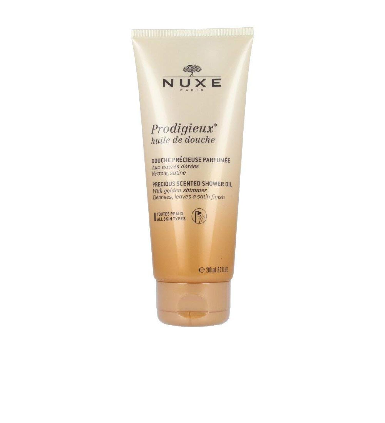 NUXE Prodigieux Shower Oil 6.7 Fl Oz - Luxurious Body Care Essential - Buy Online on GoSupps.com