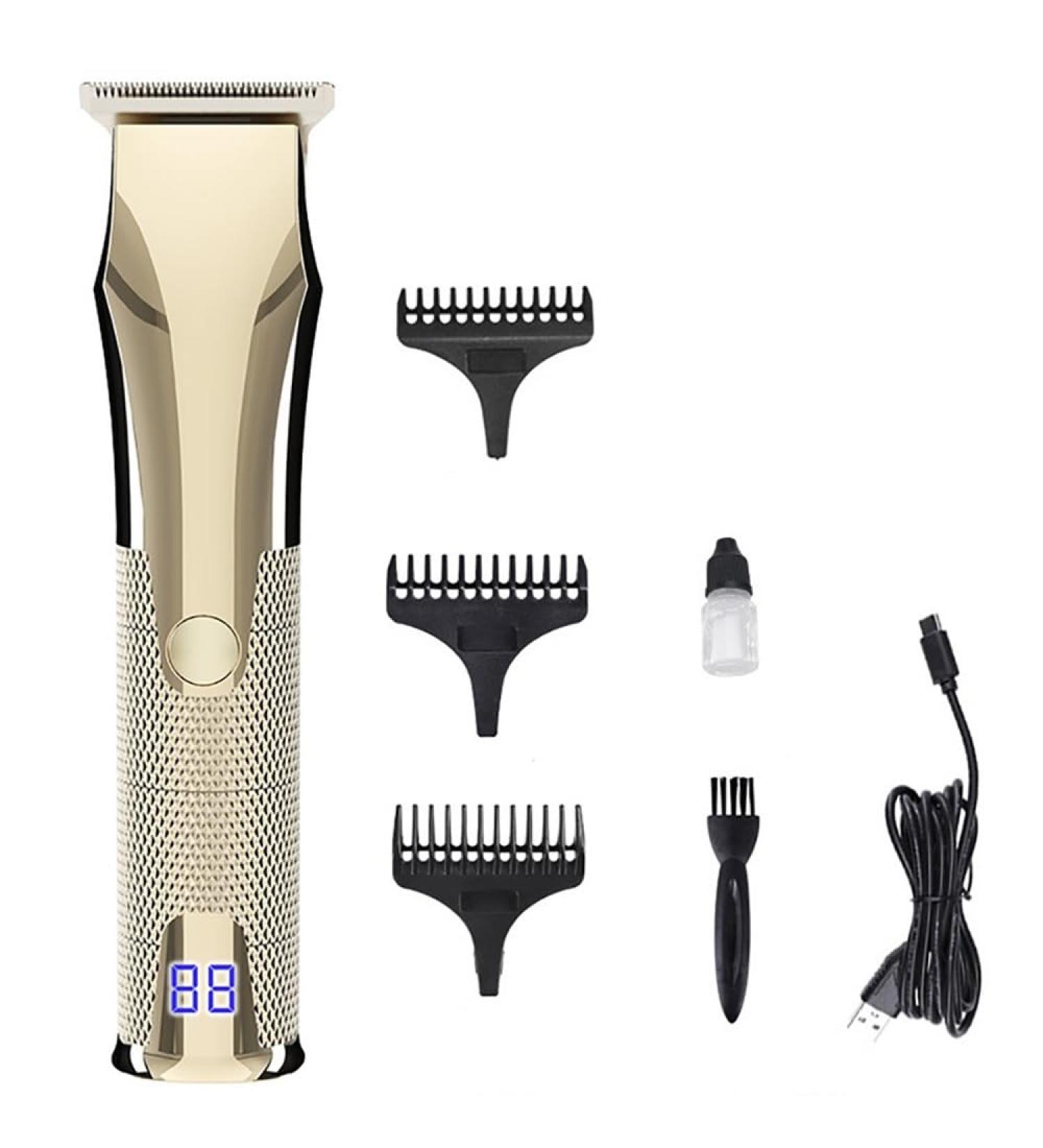 Pro Hair Clipper - Multi-Function Electric Hair Clipper for Men | Low Noise USB Charging Barber Head | Gold - Buy Online on GoSupps.com