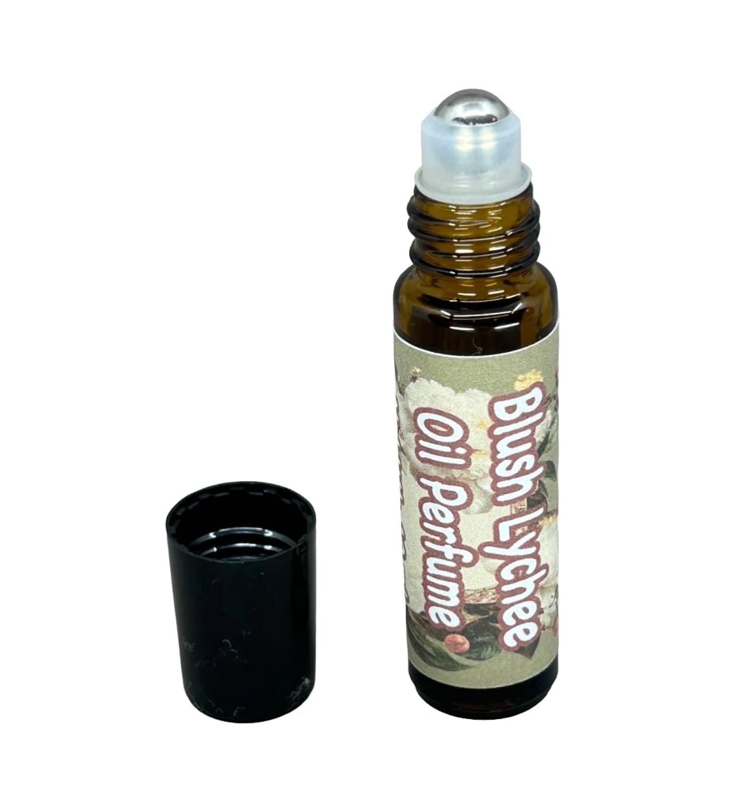 Blush Lychee Perfume Oil Roll-On Lychee Peony Blossom Jasmine & Cherry Blossom 20% Essential Oil with 80% Jojoba Oil Alcohol-Free Fruity Floral Scent Long-Lasting Natural Fragrance 10ml P018A - Buy Online on GoSupps.com
