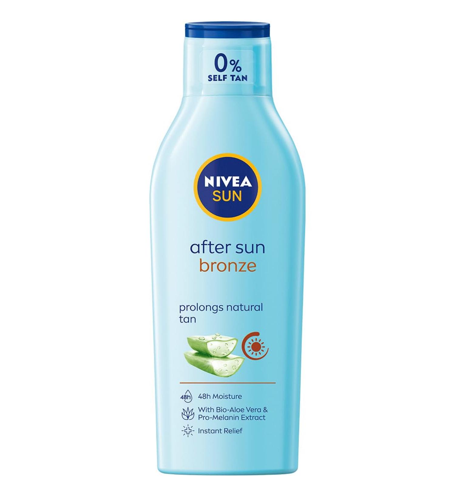 NIVEA SUN After Sun Bronze Lotion - 200 ml | Deep Moisture & Tan Enhancer | International Shipping Available - Buy Online on GoSupps.com