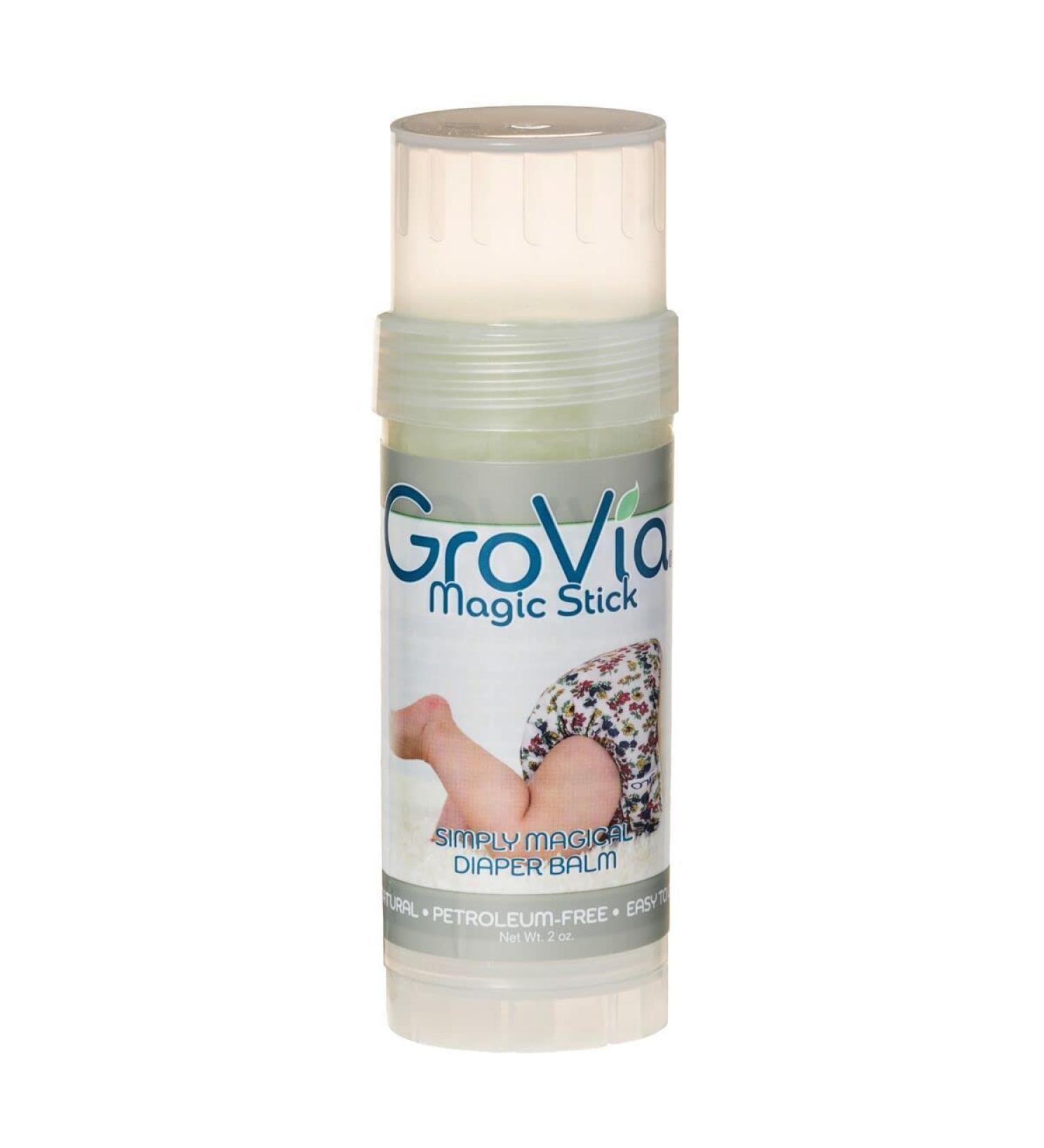 GroVia All Natural Magic Stick Baby Diaper Balm for Baby Diapering (2 oz) Magic Stick 2oz