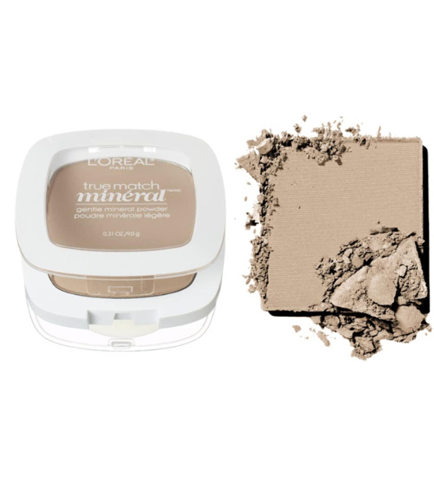 2 Pack- L'Oreal True Match Mineral Instant Shine Eraser Powder N1-2/402 Soft Ivory