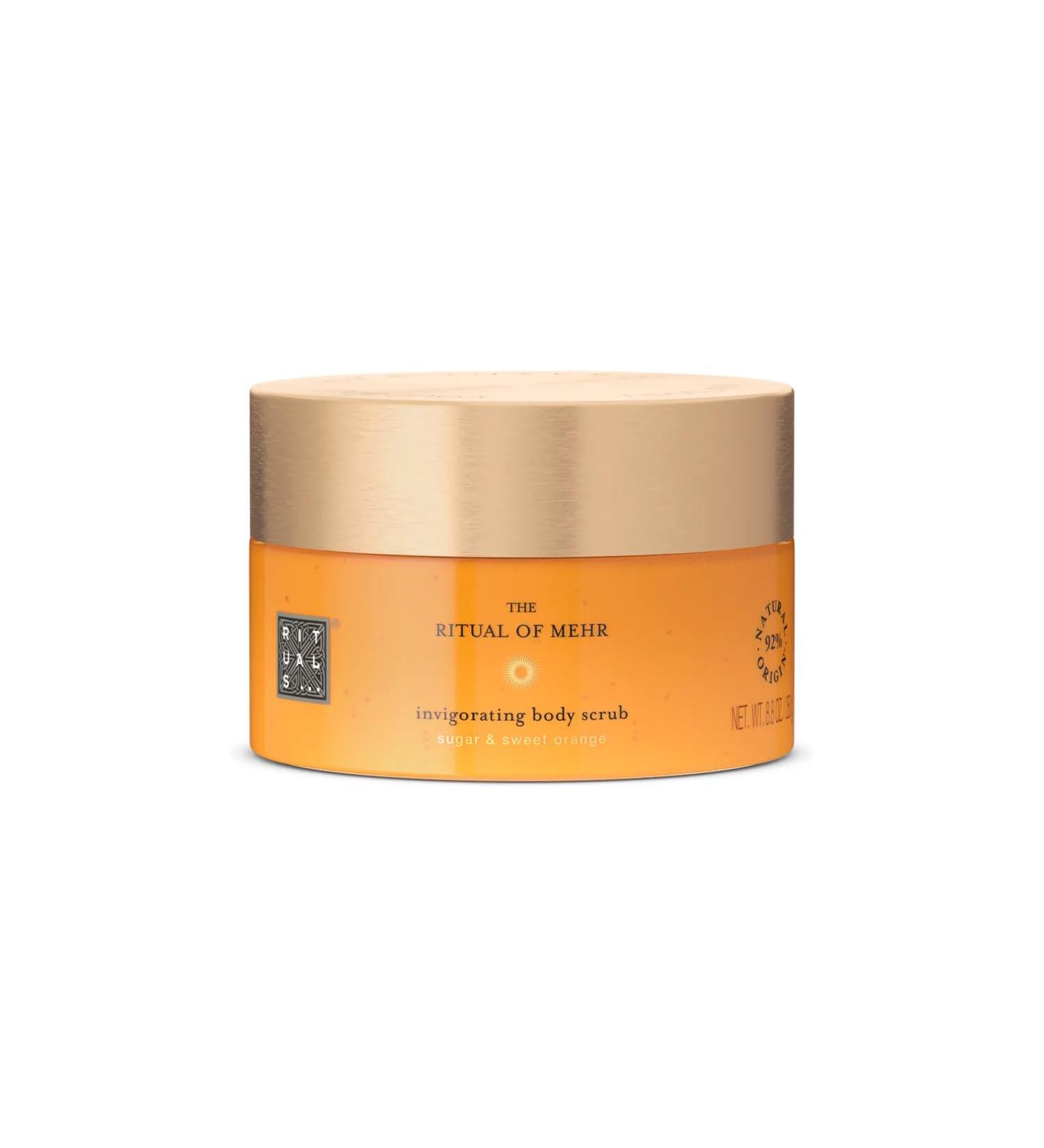 Rituals Body Scrub - The Ritual of More | Natural Body Peeling with Sweet Orange & Cedar Wood - 300g | 92.6% Natural Ingredients - Buy Online on GoSupps.com