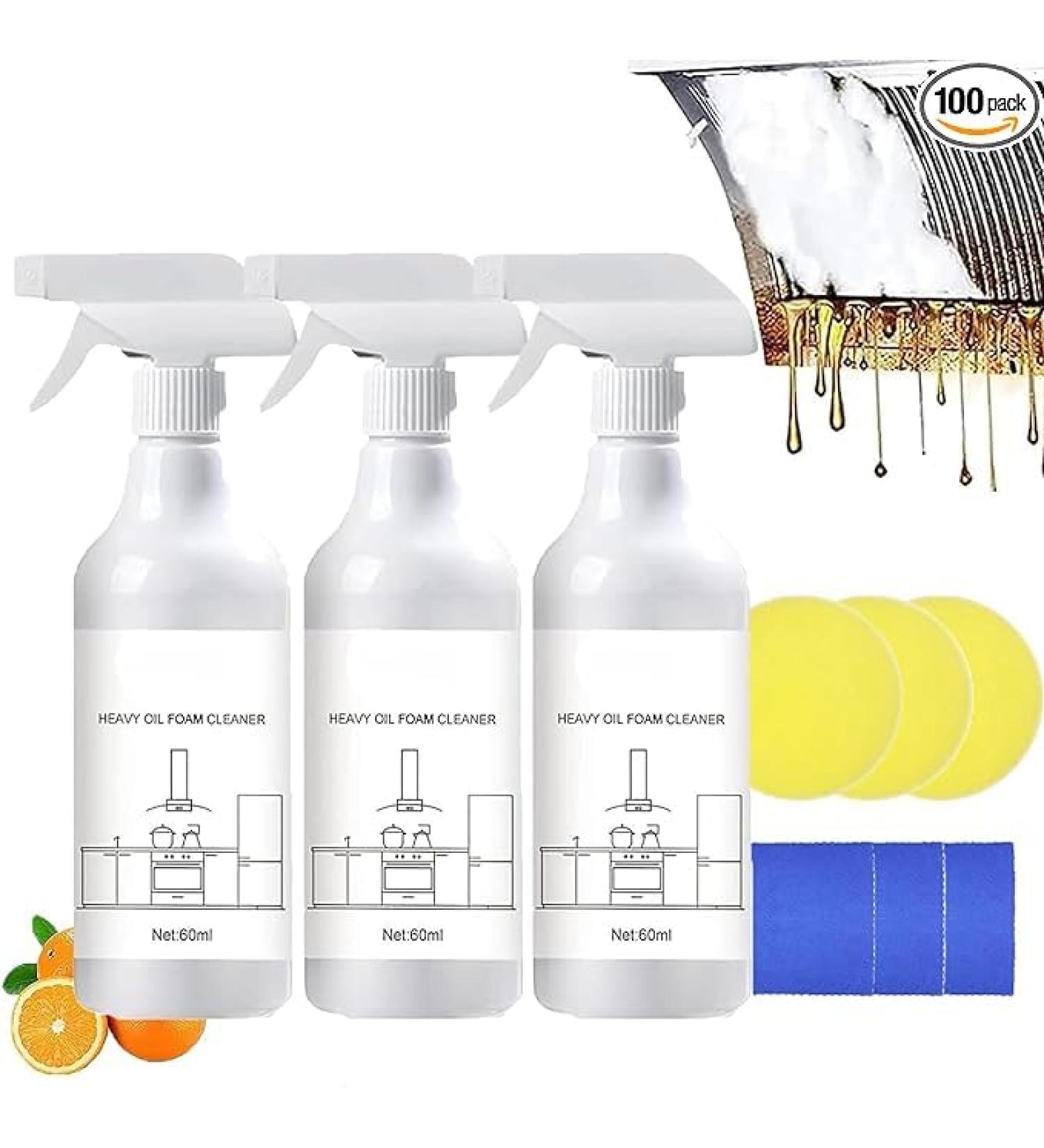 SplashFoam Spray SplashSpray Tablets & Spray Bottle SplashFoam Spray Oven Cleaner Heavy Oil Cleaner Foam SplashSpray Cleaner SplashSpray All Purpose Cleaner For Oven (3pcs) - Buy Online on GoSupps.com