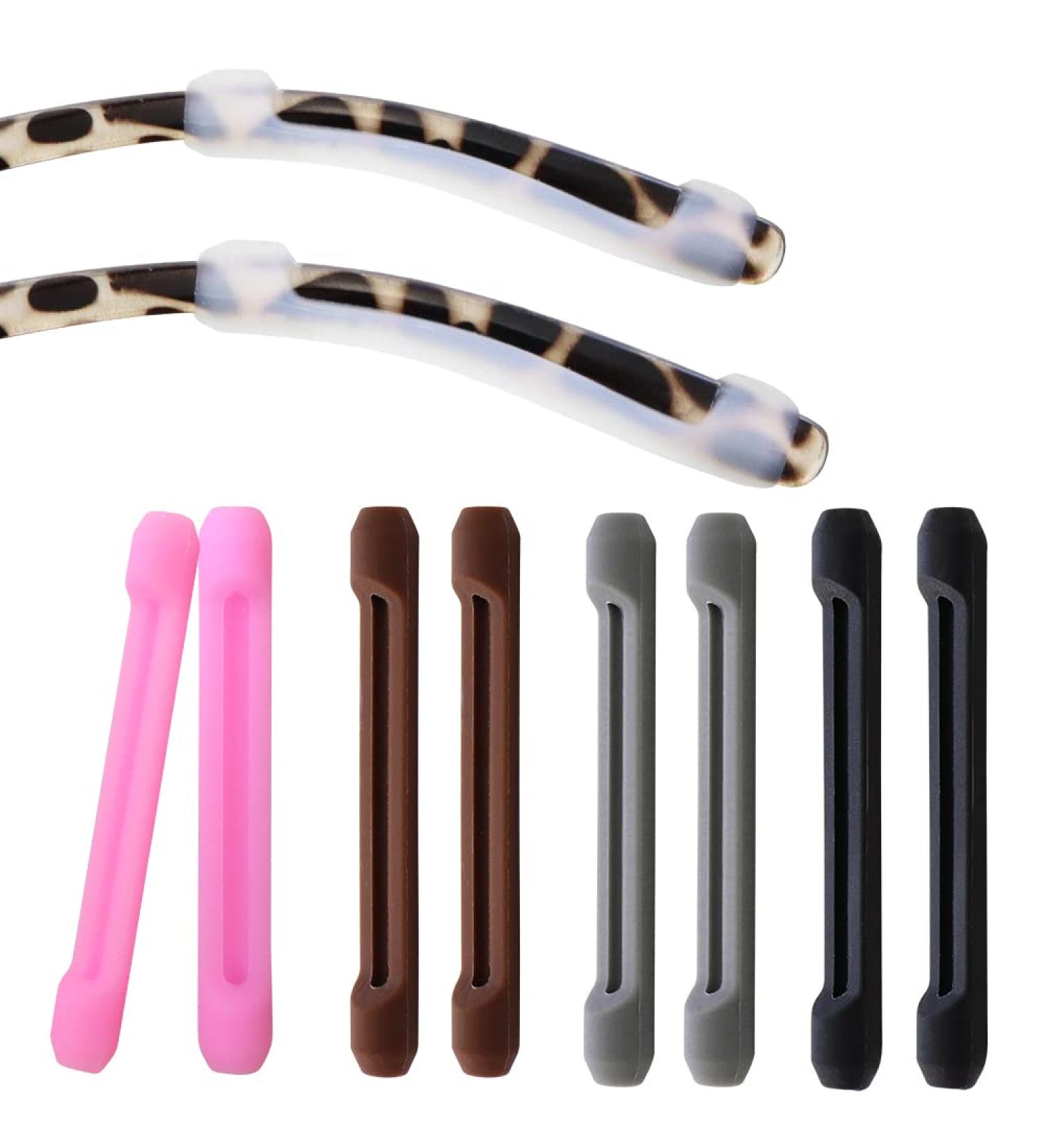 Buy Hengke 5 Pairs of Soft Silicone Glasses Ear Pads - Non-Slip Comfortable Cushion Holders for Sunglasses & Reading Glasses - International Shipping Available - Buy Online on GoSupps.com