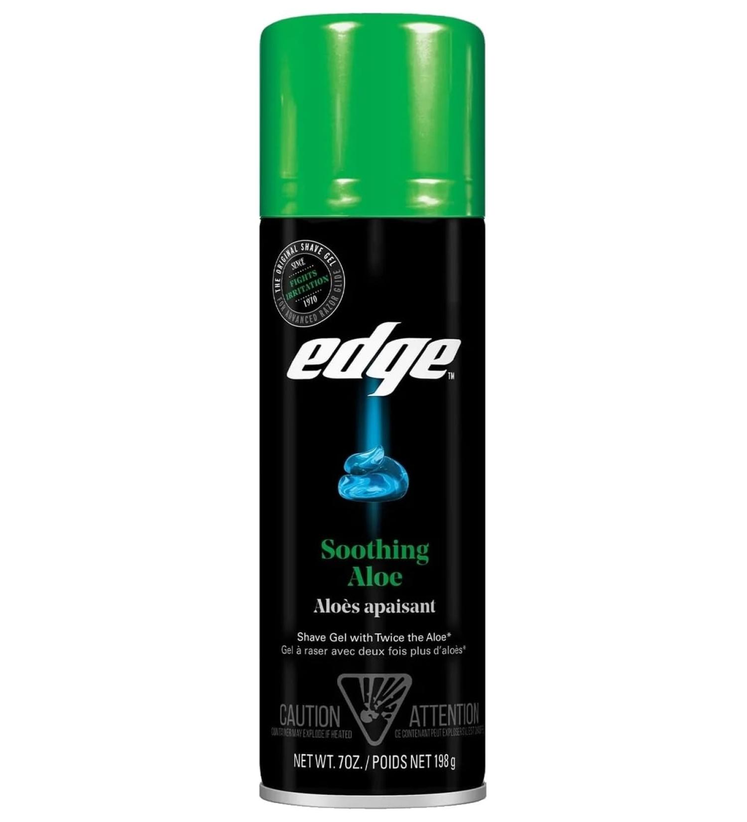 Buy Edge Shave Gel Soothing Aloe 7 oz - Pack of 12 | Best International Shipping | Top Quality Shaving Products - Buy Online on GoSupps.com