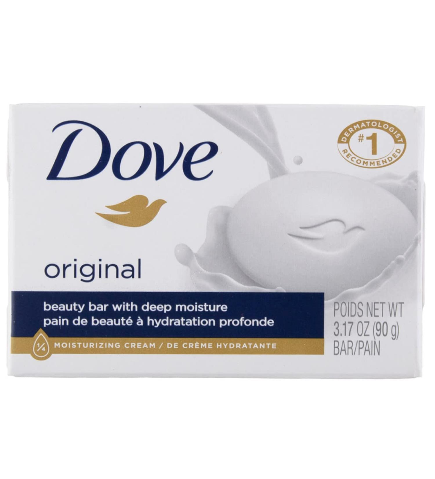 Dove White Moisturizing Cream Beauty Bar 3.15 Oz Soap - Buy Online on GoSupps.com