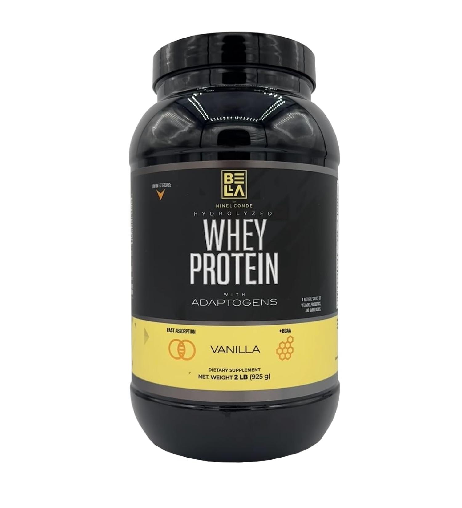 NINEL CONDE hydrolized whey Protein with adapatogens vainilla 2 lb - Buy Online on GoSupps.com