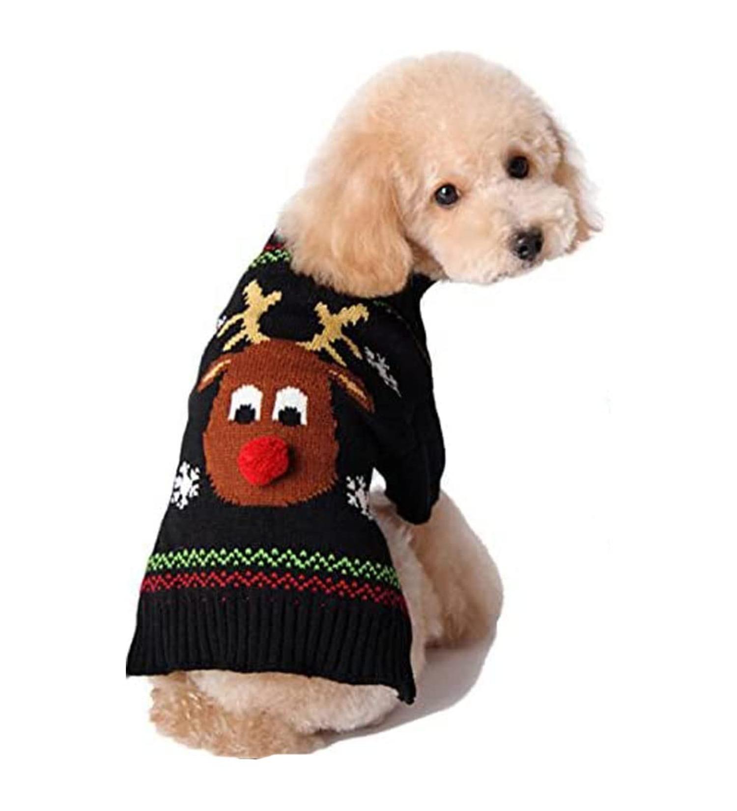 Stylish Abrrlo Dog Costumes | Cotton Christmas Sweaters for Pets | Winter Dog Clothes | Perfect for Holiday Parties & Gifts - Buy Online on GoSupps.com