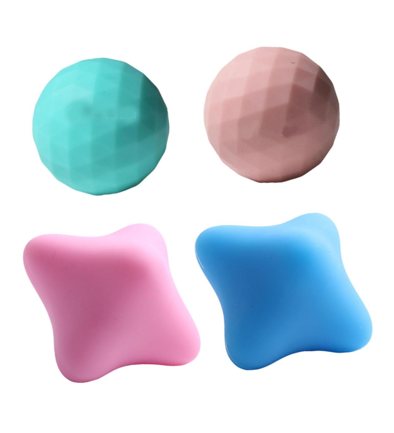 Fascia Ball Roller Massage Device - Ultimate Foot Massager for Health Yoga & Muscle Relief | Handheld Massage Balls for Menstrual & Gym Use - Buy Online on GoSupps.com