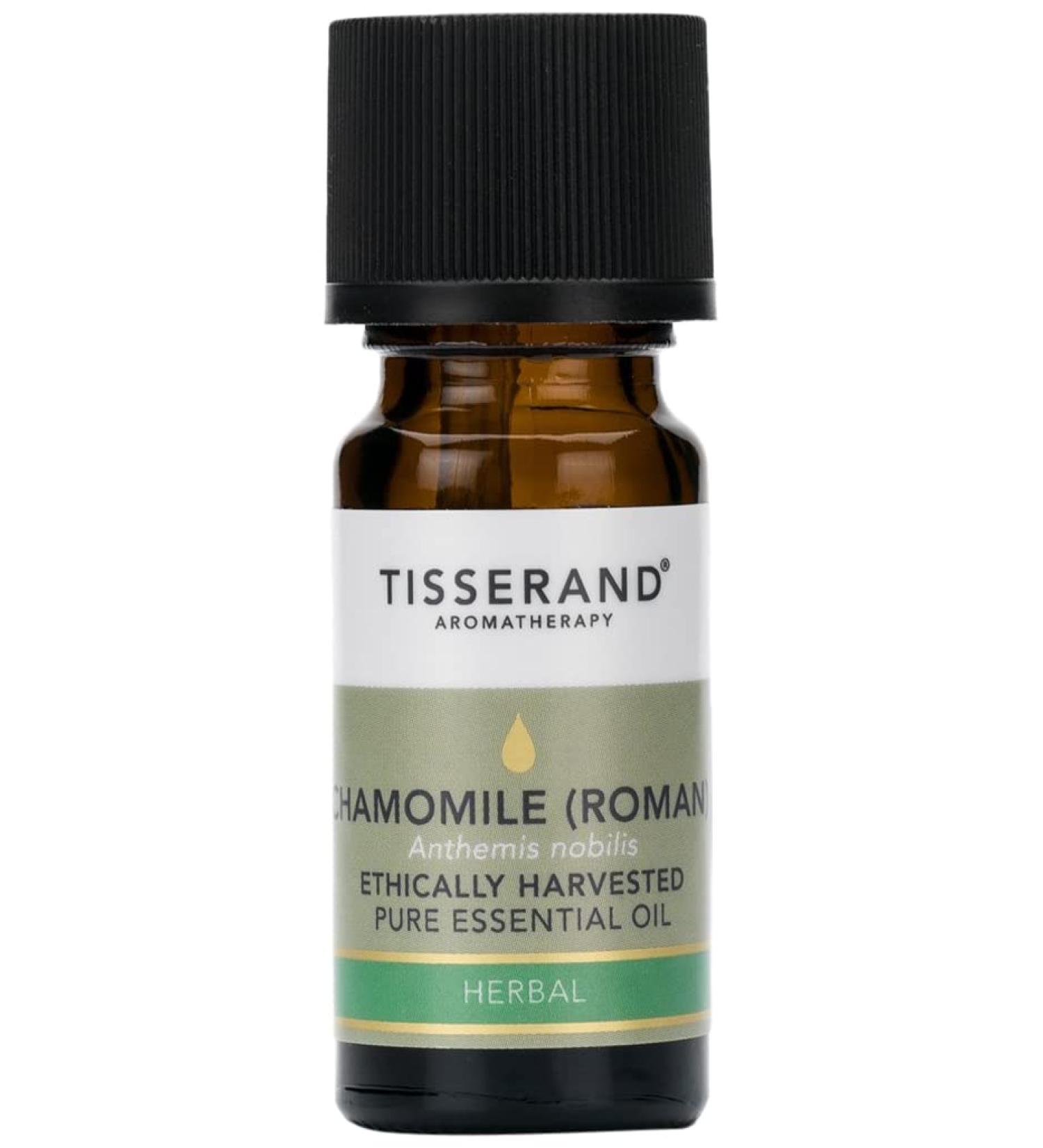 Tisserand Chamomile Roman Organic Essential Oil 0.33 oz - Pure Natural Aromatherapy Oil for Relaxation & Wellbeing - Buy Online on GoSupps.com