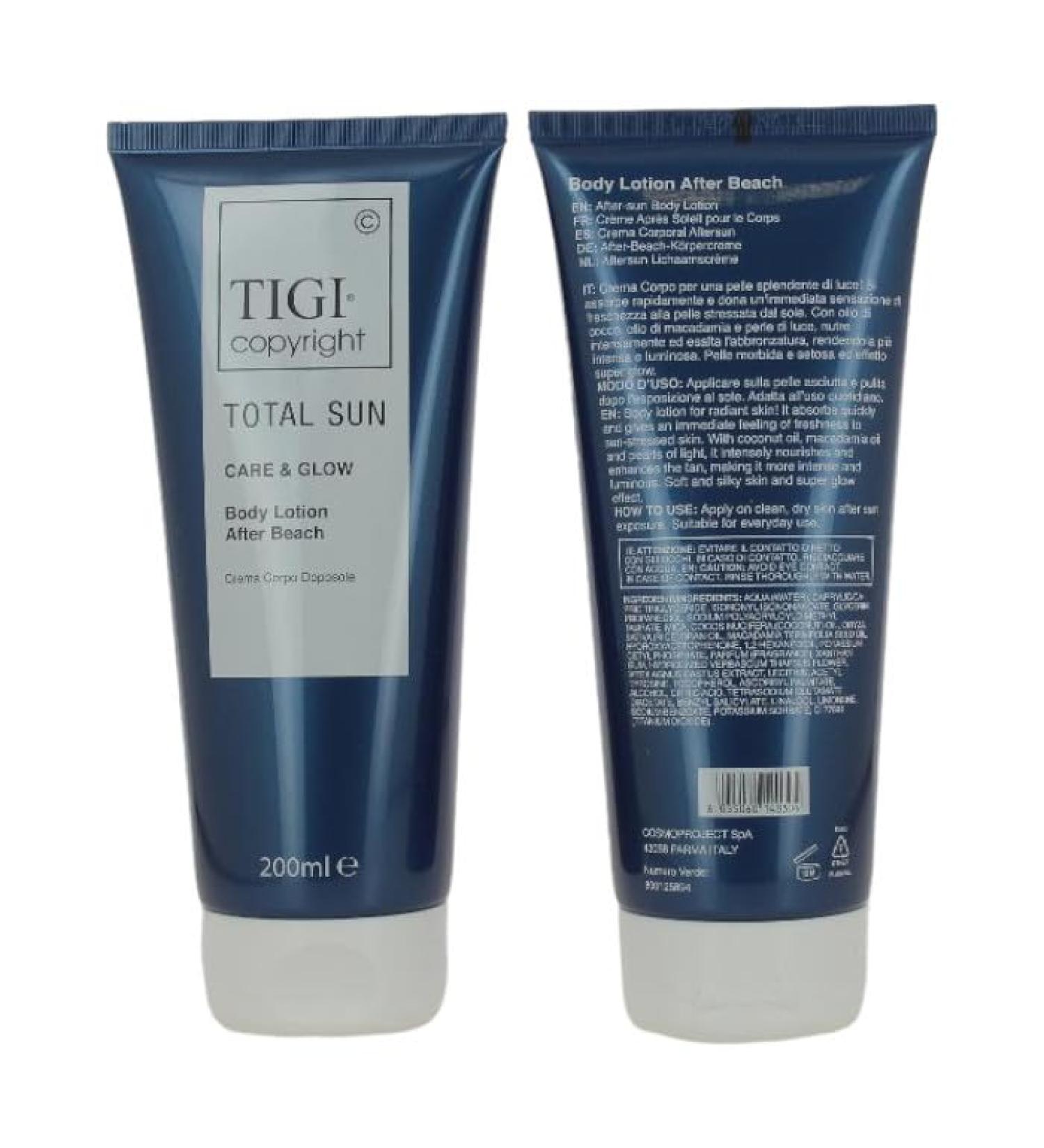 TIGI Copyright Total Sun Care & Glow Body Lotion 200 ml - Buy Online on GoSupps.com