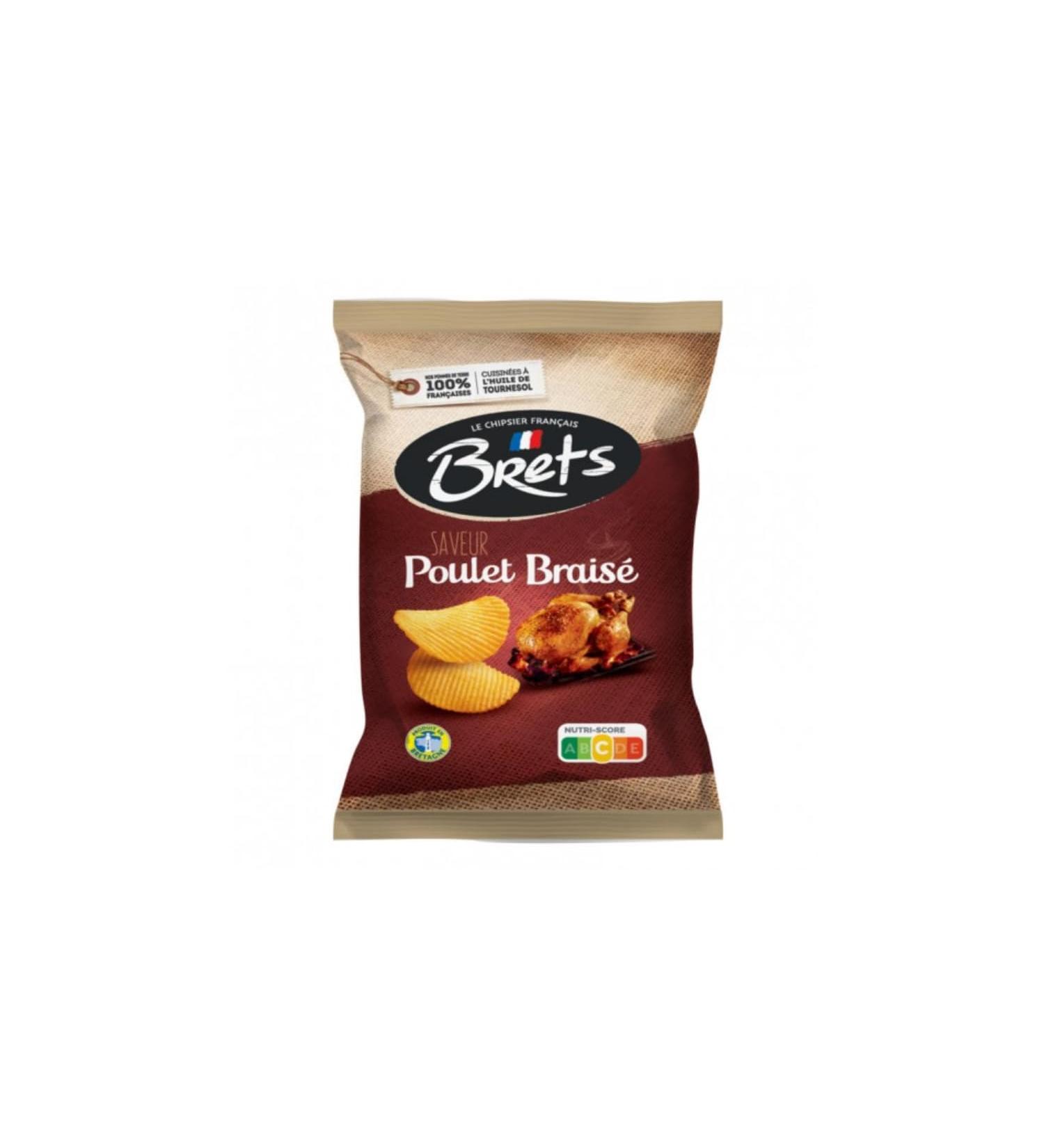 Chips Poulet Brais BRET'S - 10 Paquets de 125 gr