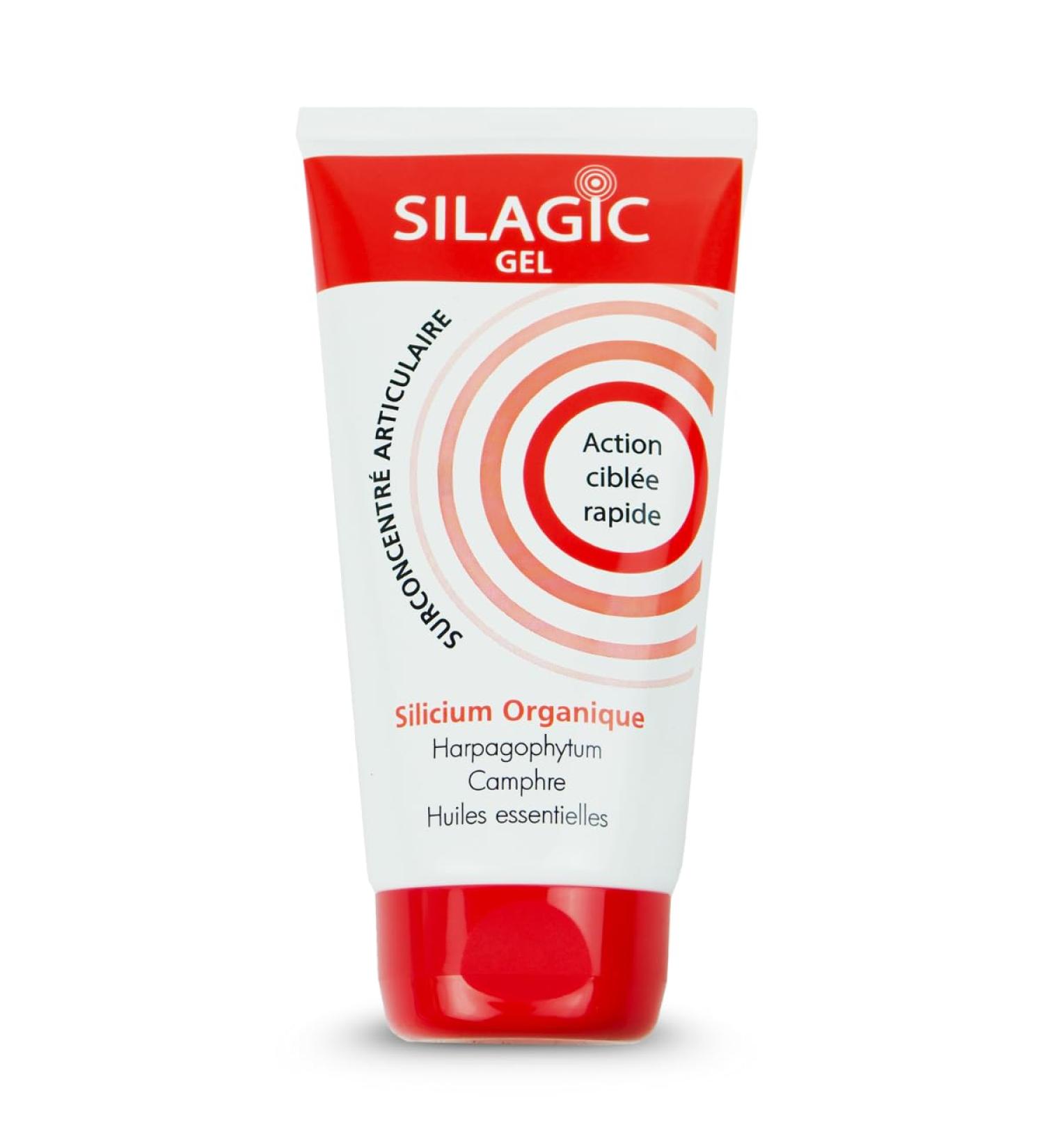 SILAGIC - Gel de Massage Chauffant Articulations & Muscles - Soulage Tensions & Raideurs - Silicium Harpagophytum Camphre & Huiles Essentielles - Fabriqu en France - 150 ml 150 ml (Lot de 1) - Buy Online on GoSupps.com