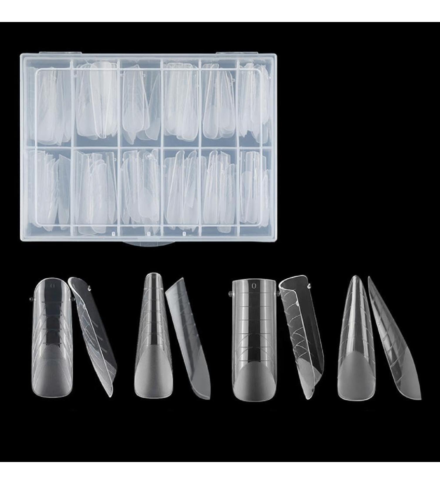 Duals Forms Acrylic Nail System UV Gel Nail Mold Full Cover Fasle Nail Tips Nail Form French Extension Tips Stickers Duals Forms Nail Mold For Uv Gel For Toes Multi-Color - Buy Online on GoSupps.com