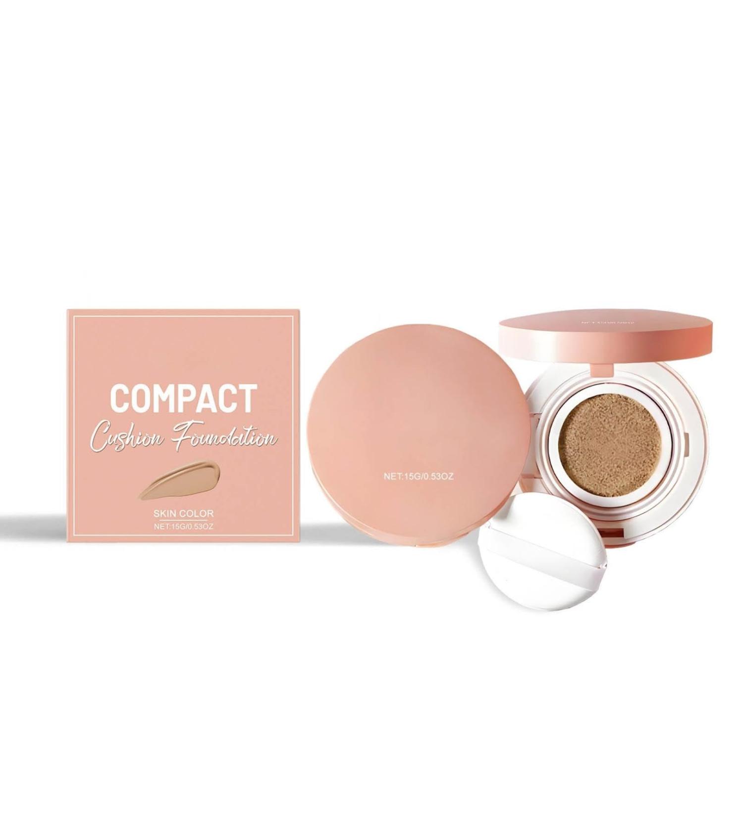 Pink Firming Cushion Foundation Cushion Foundation for Glass Skin Cushion Foundation Korean Lightweight Cushioned Unifying Moisturizing Cream Long Lasting Non-Dull (Colour 15g) - Buy Online on GoSupps.com