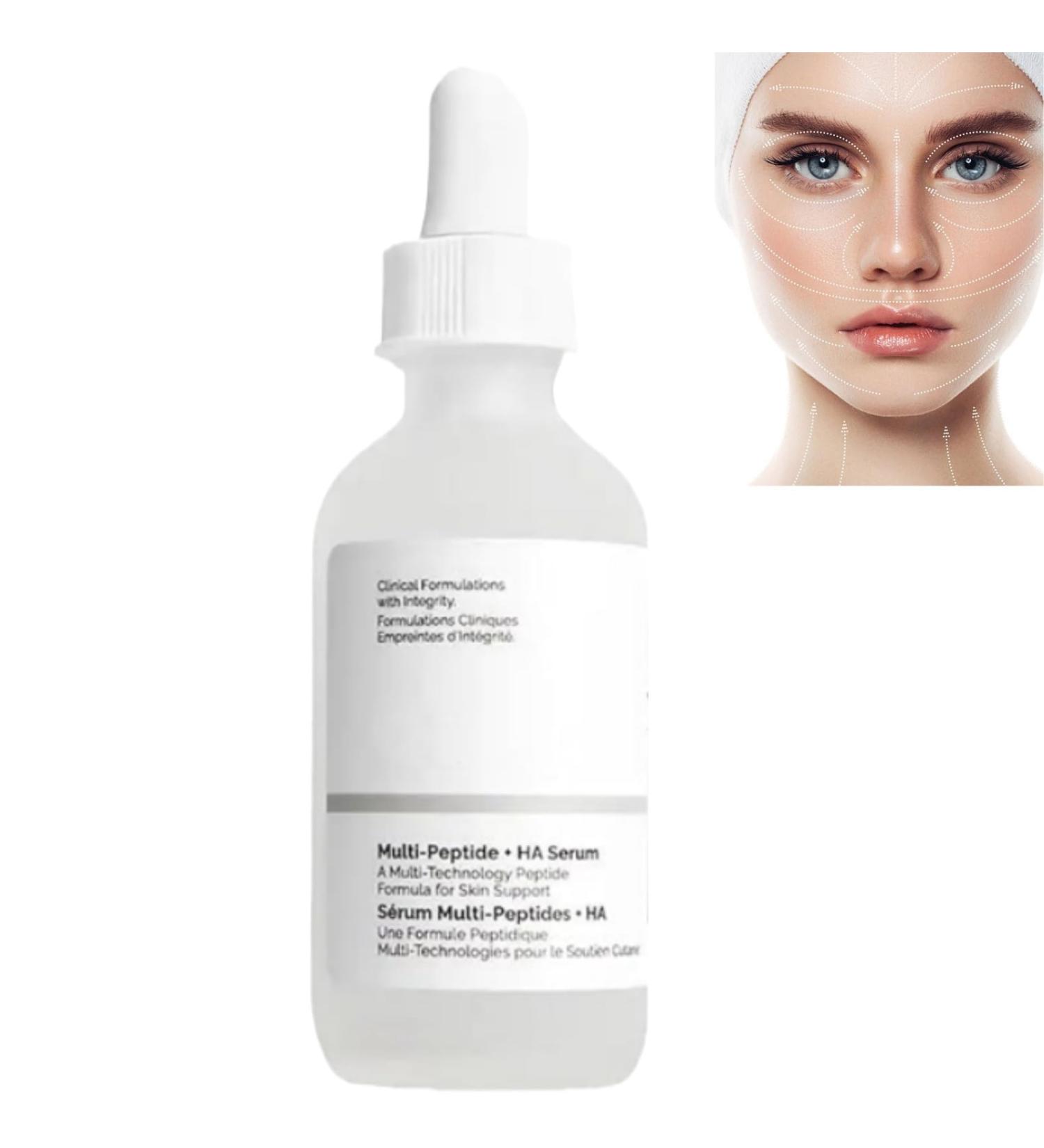 Multi-Peptide + HA Serum for Face Hydrating Hyaluronic Acid Serum Firming Face Serum for Women Anti Aging Serum for Face Skincare Serum for Fine Lines & Wrinkles Smoothing &Lightening Facial Serum - Buy Online on GoSupps.com