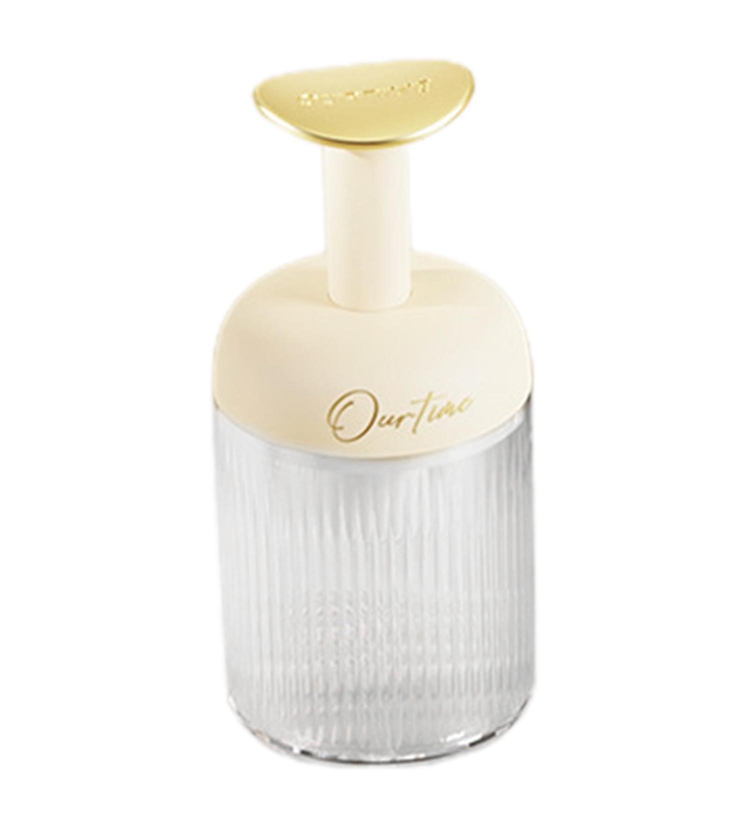 Face Wash Foamer Rotating Type Skincare Foam Maker - Portable Facial Cleansing Tools Deep Cleansing Detachable Fine Foam Light Yellow - Buy Online on GoSupps.com