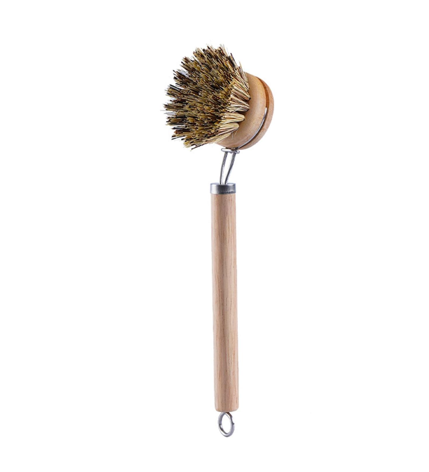 YOXIER Easy-to-use Dishwashing Brush Time-Saving Kitchen Cleaning Tool Pot with Long Wooden Handle Strong Decontamination Comfortable Grip Household Dish C - Buy Online on GoSupps.com