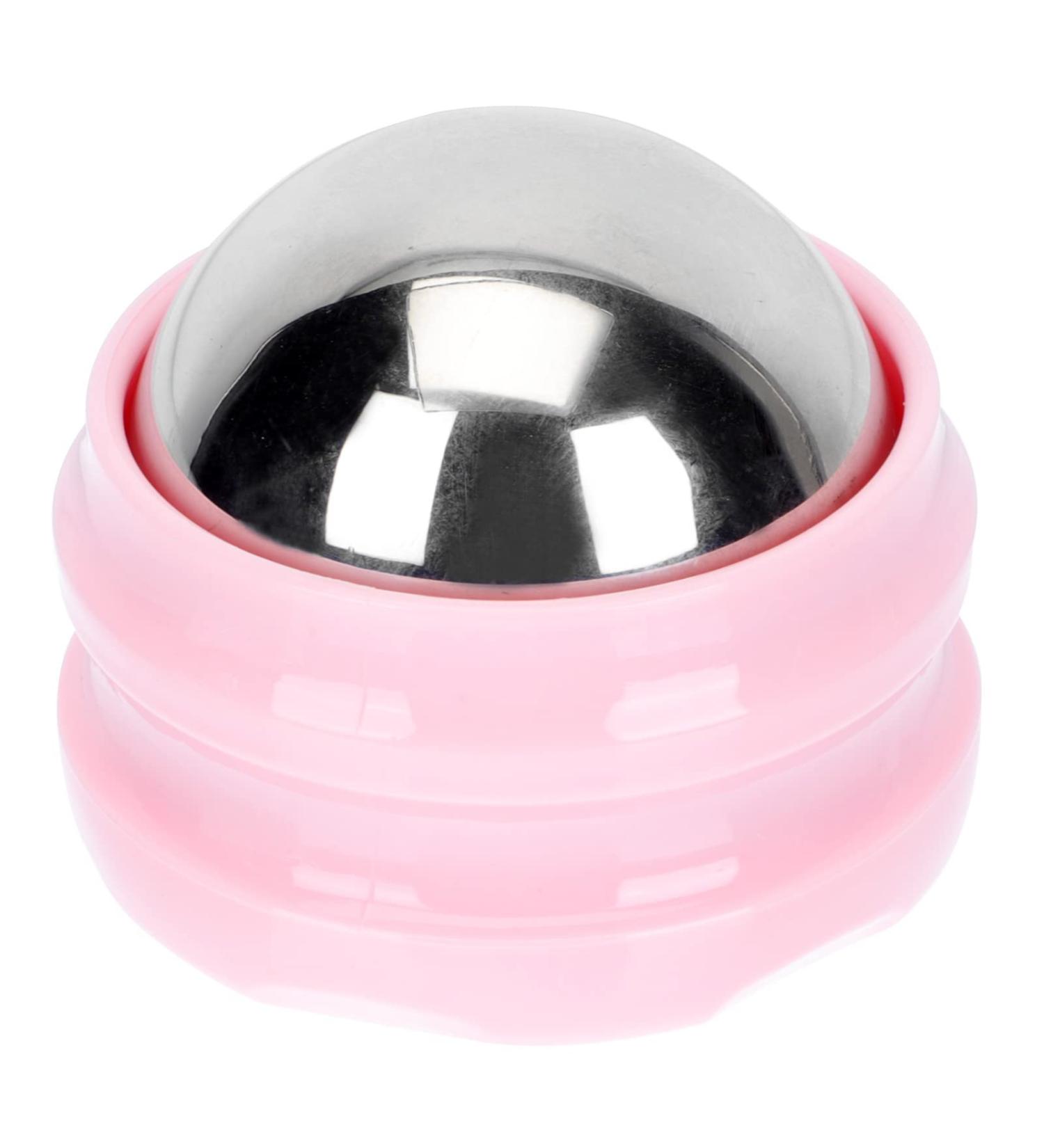 Minkissy Face Ice Balls Stainless Steel Face Cooling Ball Globe Face Attracting Skin Care Tools for Women Men Reduce Swelling Pores Wrinkles Pink - Buy Online on GoSupps.com