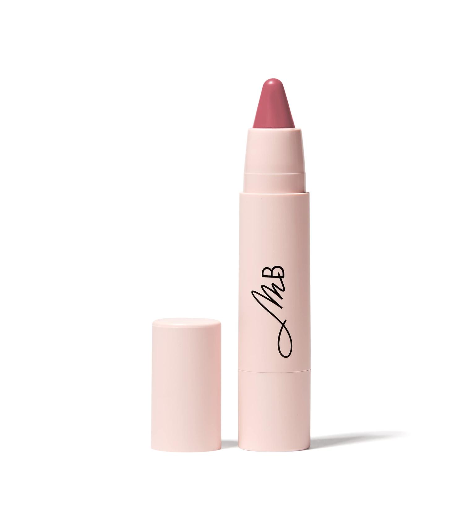 Monika Blunder Kissen Lush Lipstick Crayon - Florence (Cool Pink) | Clean Beauty Vegan & Cruelty-Free - Buy Online on GoSupps.com