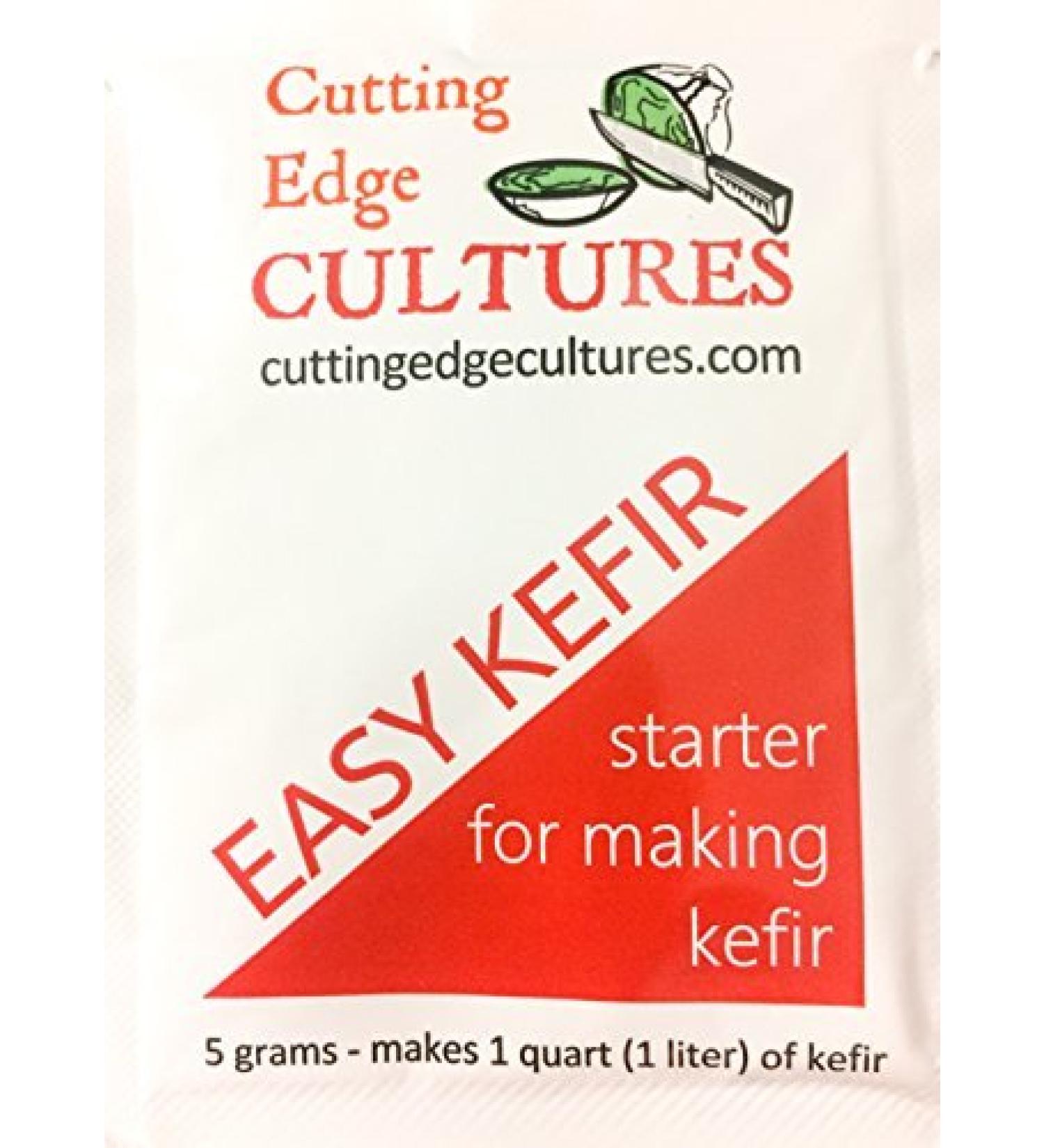 Cutting Edge Cultures Easy Kefir Starter Culture - 5g Packet, Makes 1 Quart - Buy Online on GoSupps.com