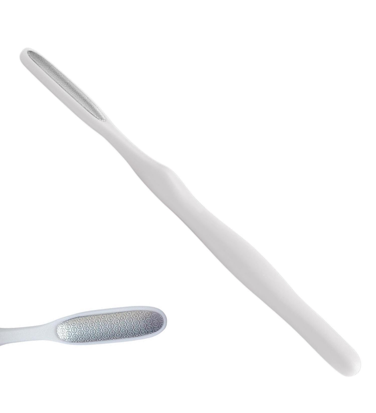 Foot Rasp Foot File Toe Crevice Cleaning Brush Shower Foot Scrubber Toe Cleaning Brush Shower Foot Scrubber Removes Cracked Heels Dead Skin Corn White - Buy Online on GoSupps.com