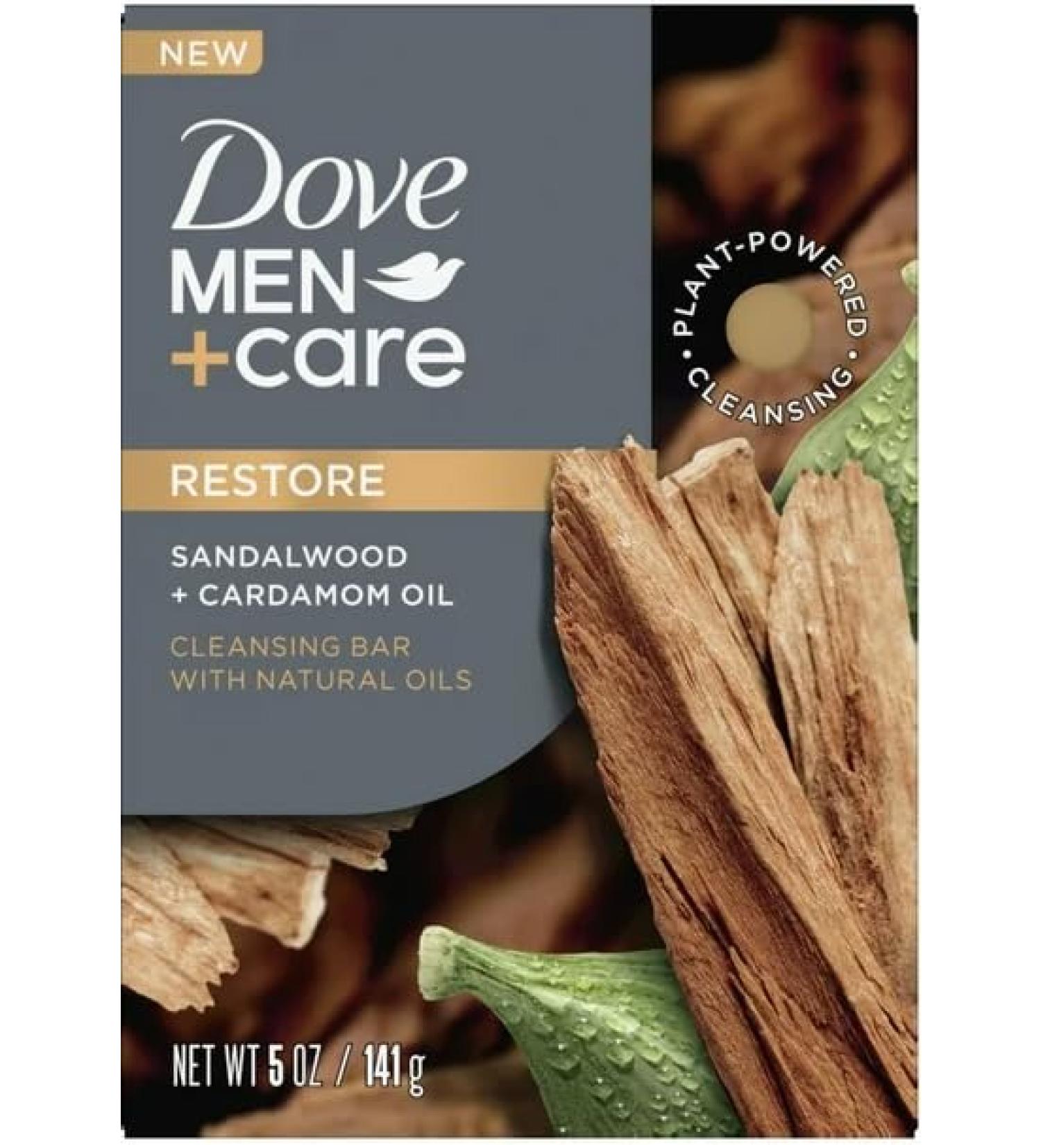 Men+Care Plant-Based Cleansing Soap Bar for Hair Body Face & Shaving - Restoring Combo with QR Code - 1 Count - Buy Online on GoSupps.com