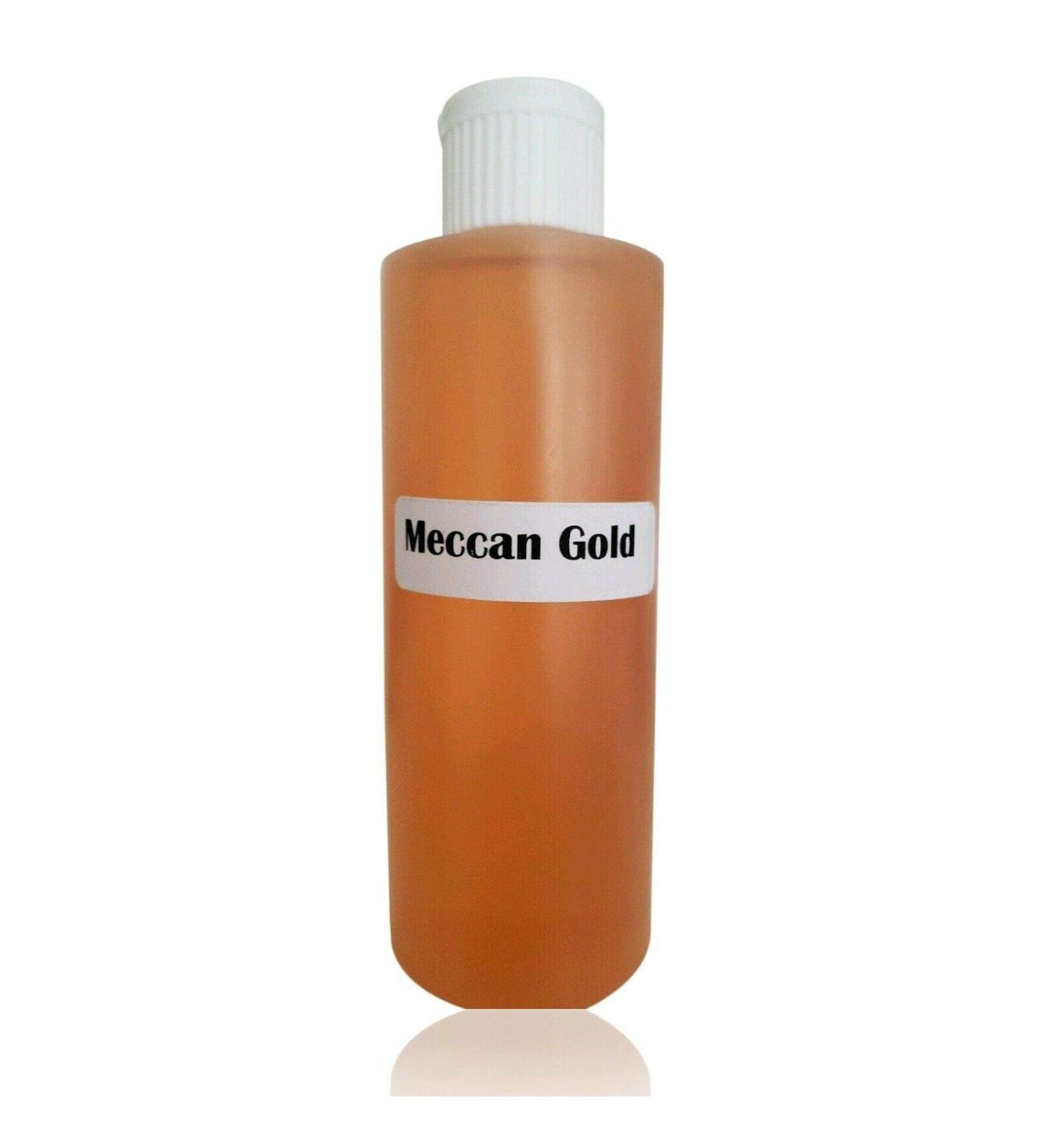 Meccan Gold Type Fragrance Body Oil Thick Uncut 4 oz Long Lasting Scent Perfume Oil for Men and Women Daily Wear Smooth Aroma