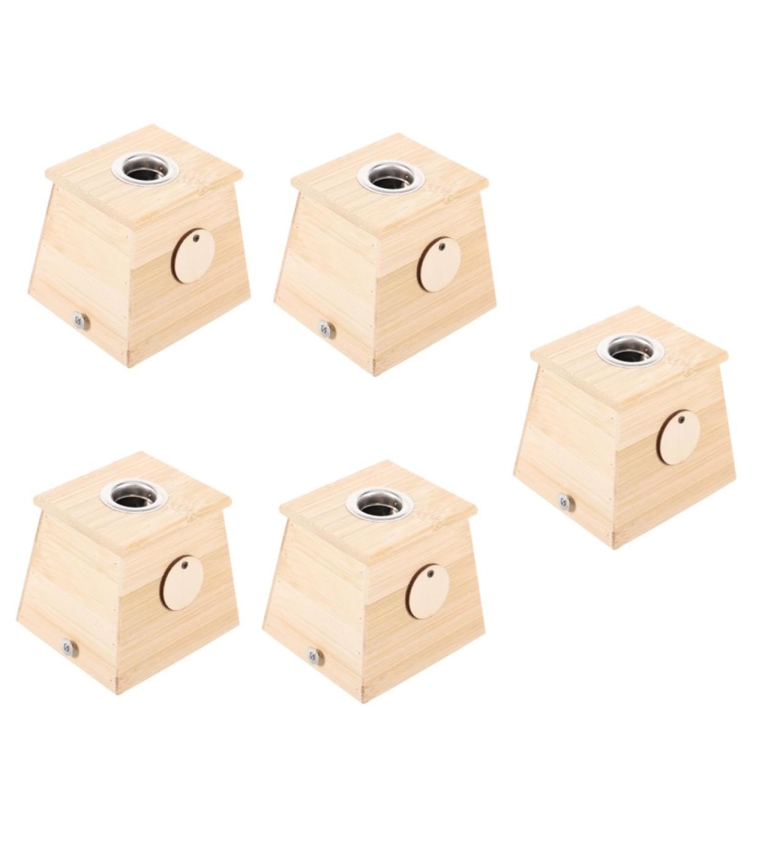 Beavorty 5-St Moxibustion Box Wooden Moxa Holder & Burner Tool for Optimal Healing - Buy Online on GoSupps.com