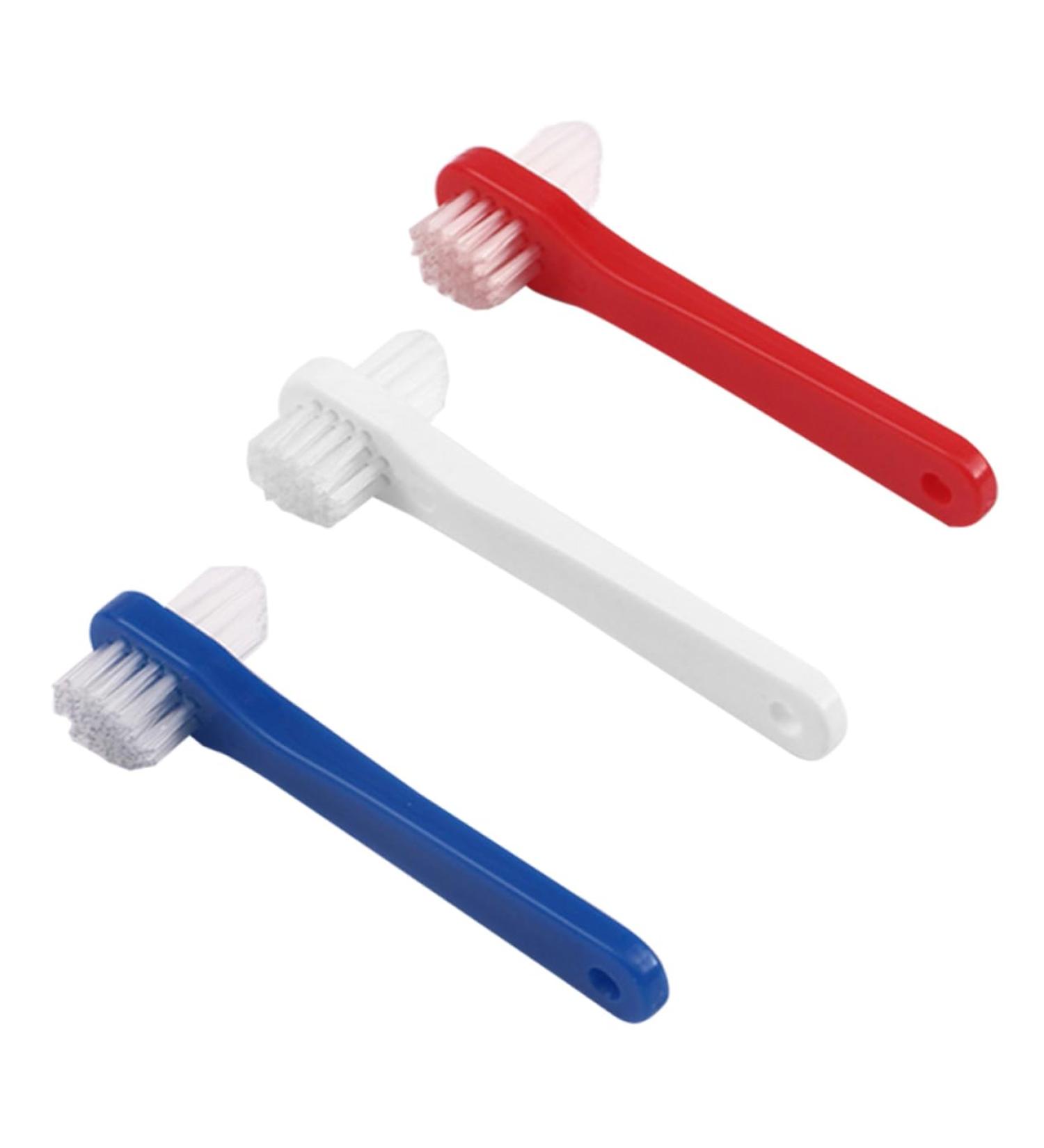 Angoily 3ST Toothbrush - Dual Brush Dental Care Device for Adults | Tooth Cleaning Tool & Prosthesis Brush - International Shipping - Buy Online on GoSupps.com