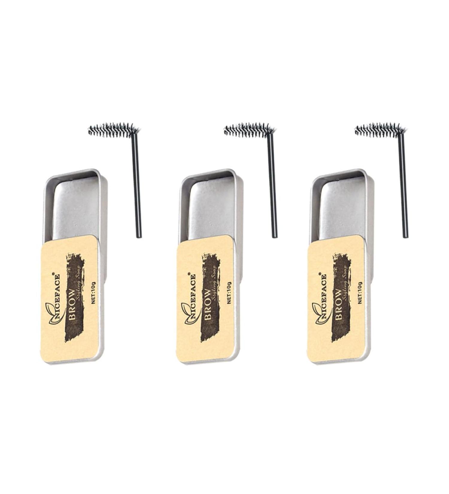 MUSISALY 3 Sets Eyebrow Soap Brow Shaping Soap 3d Brows Makeup Balm Woman Brow Soap Brow Wax Gel Texture - Buy Online on GoSupps.com